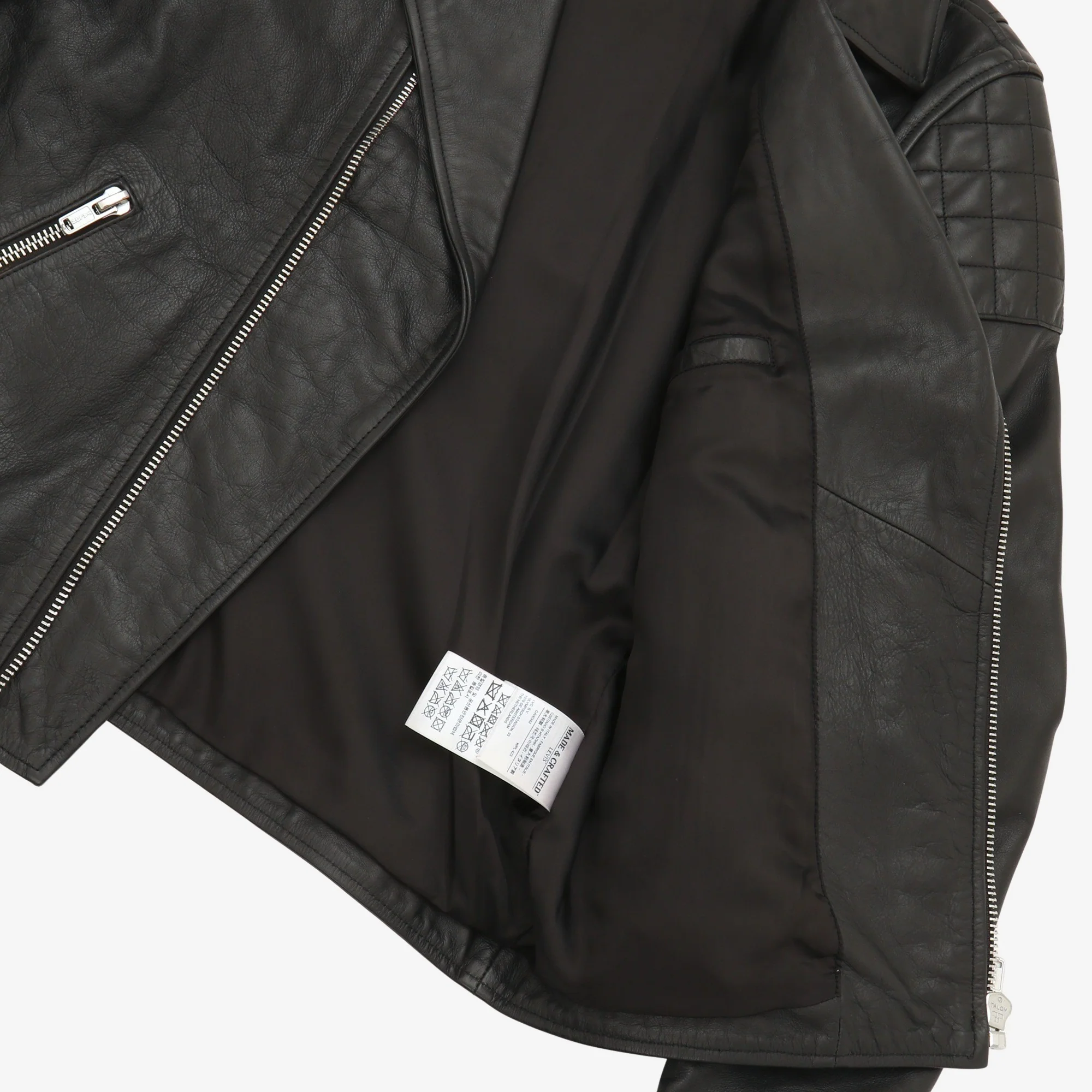 Leather Moto Jacket - Image 4