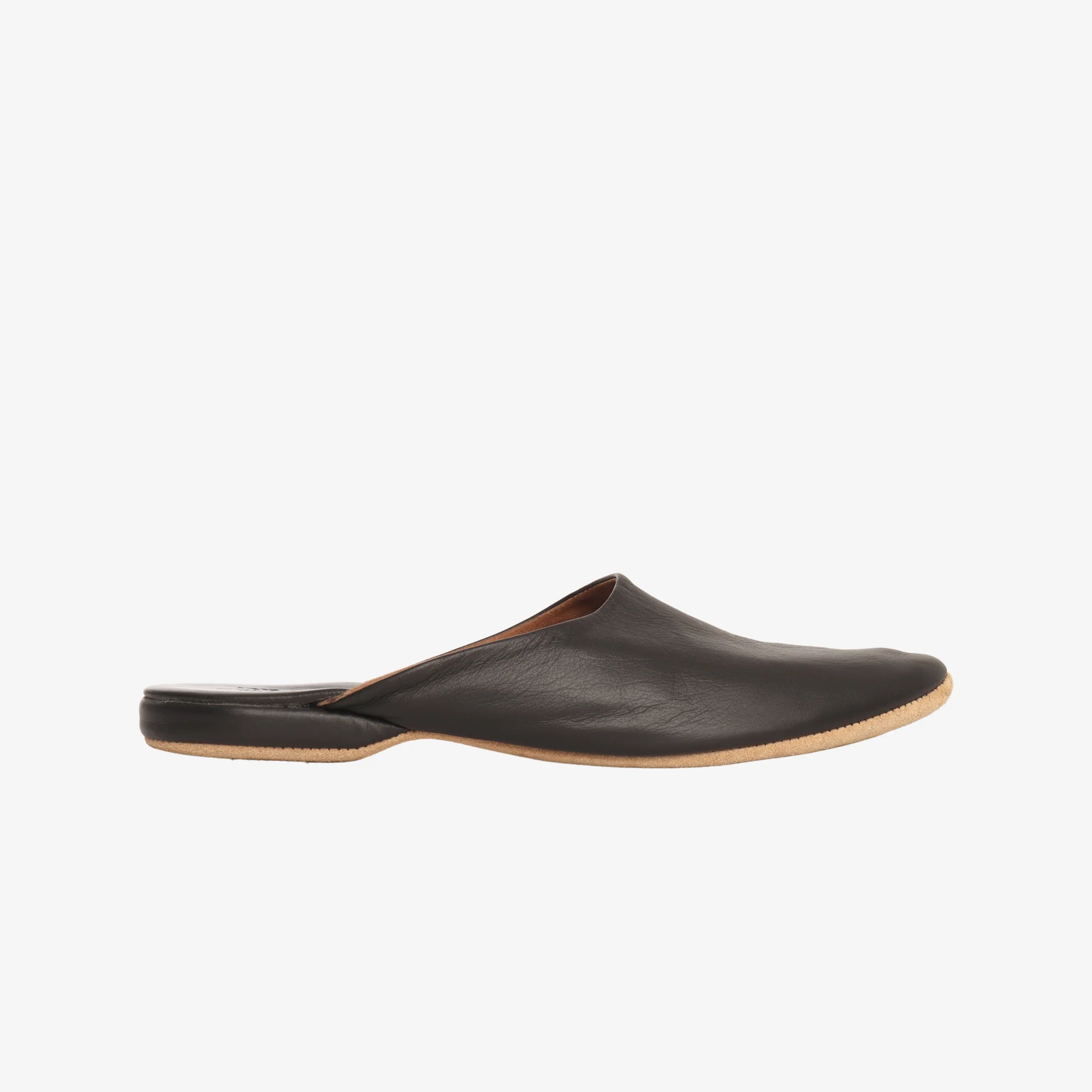 Leather Mule Slippers