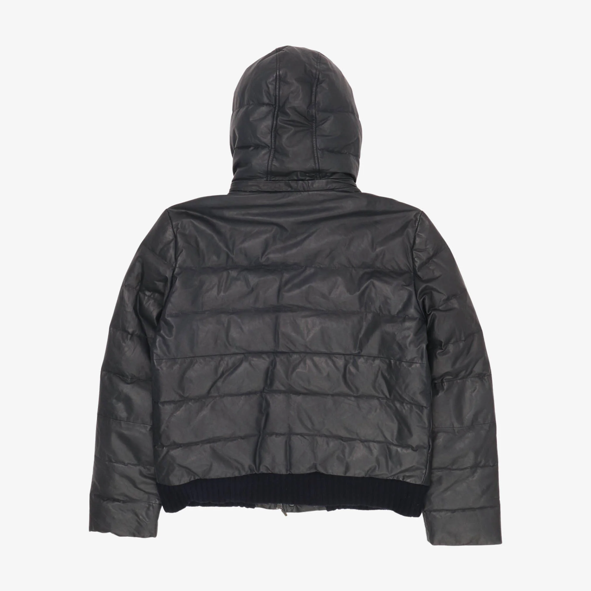 Leather Padded Jacket - Image 2