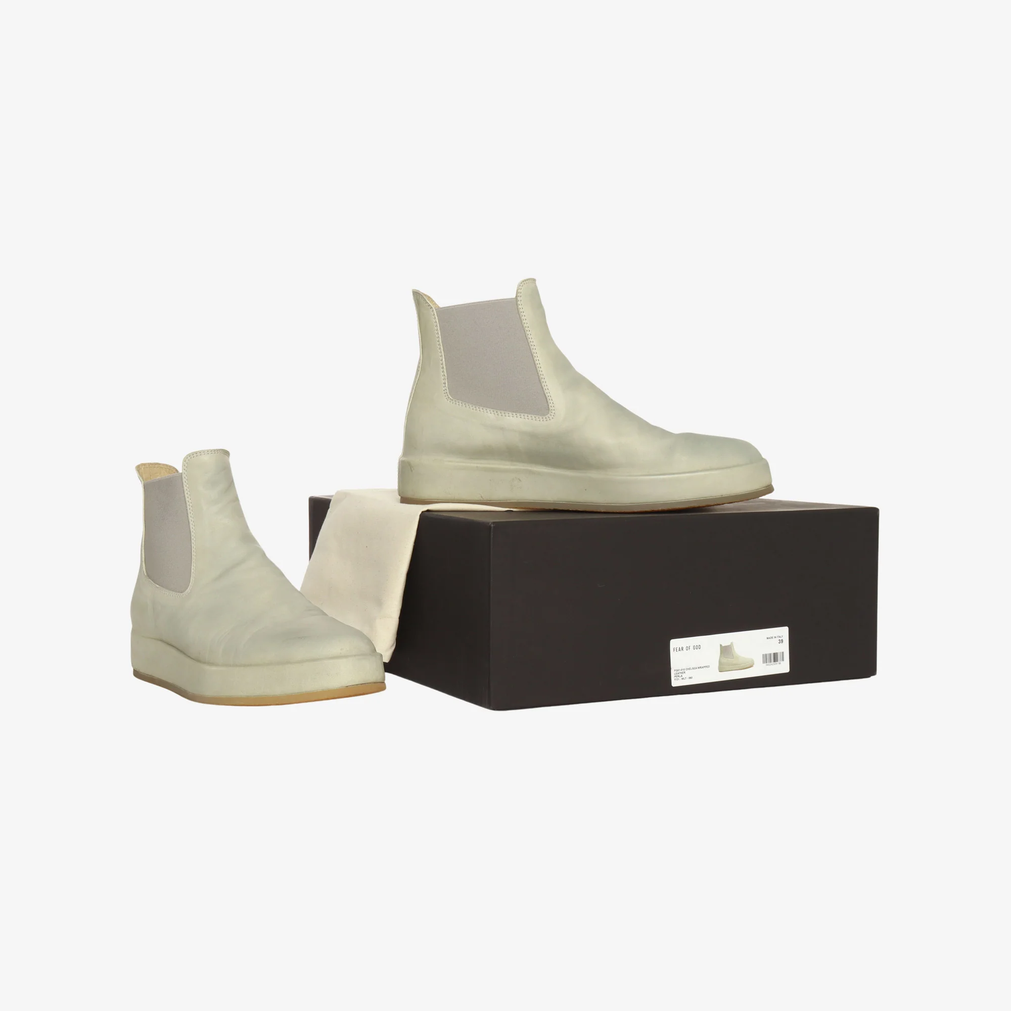 Leather Wrapped Chelsea Boots - Image 2