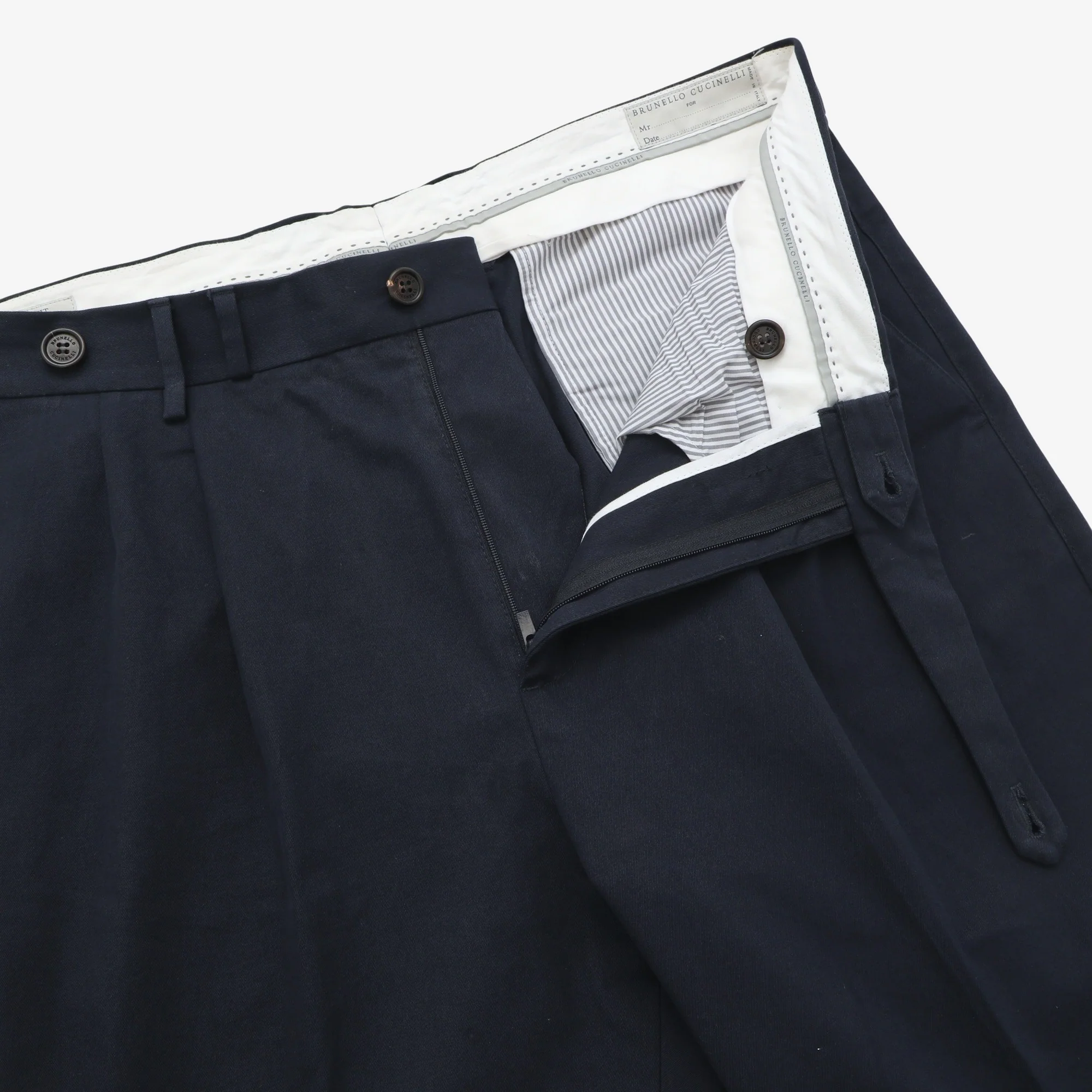 Leisure Fit Pleated Officer Trousers (36W X 27L) - Image 3