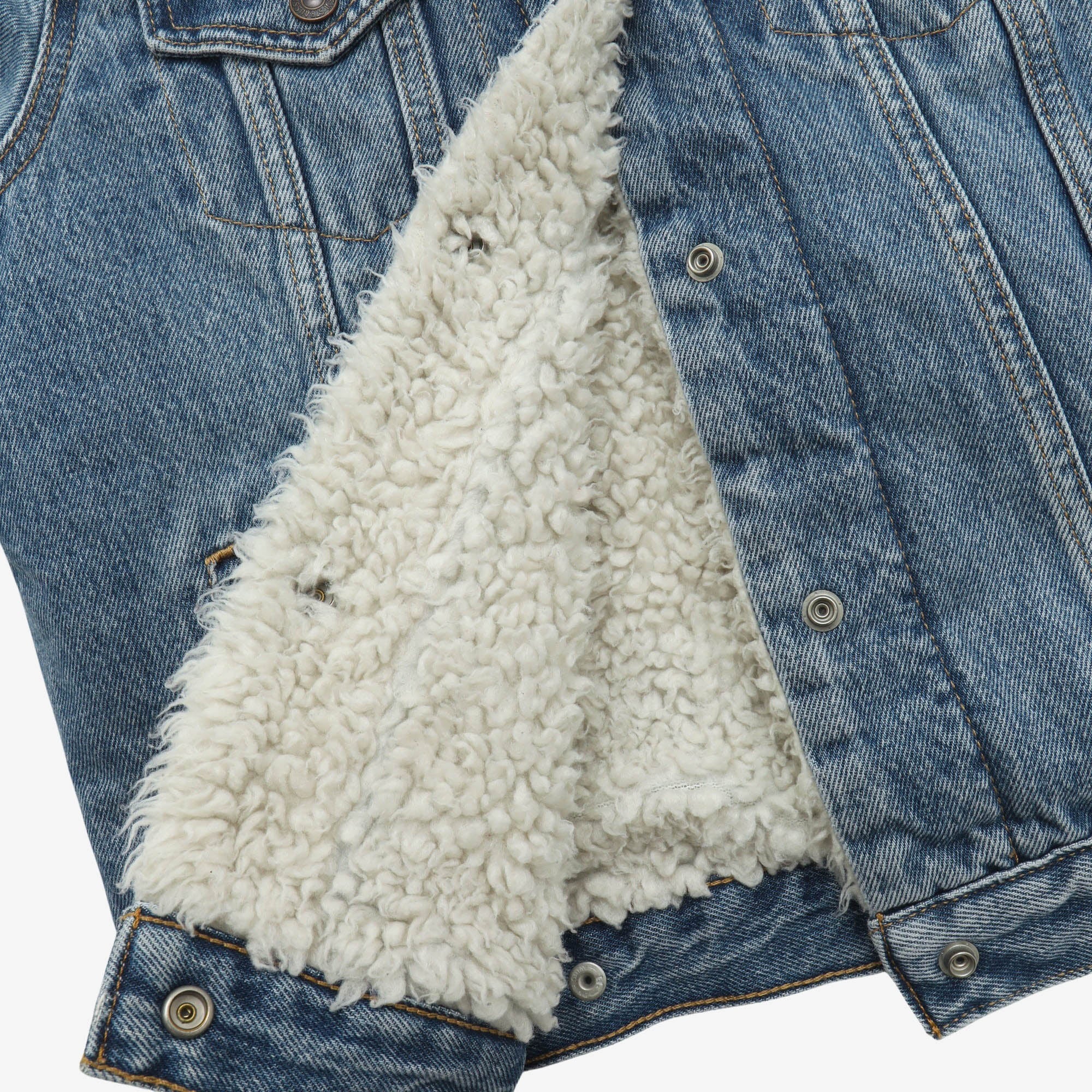 Sherpa Denim Trucker Jacket - Image 4