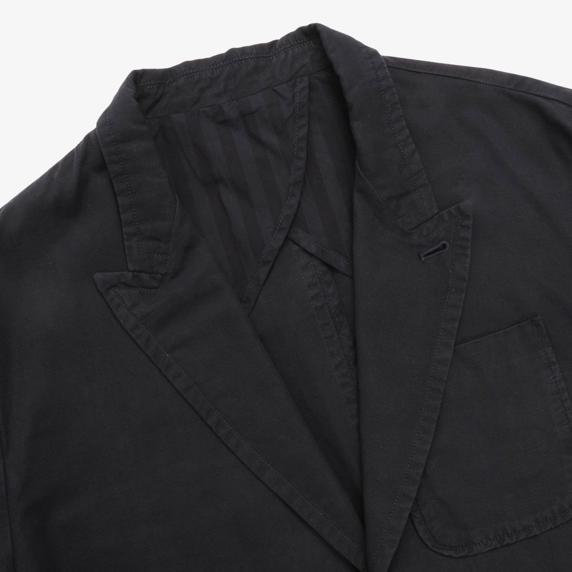 Linen Blend Chore Jacket - Image 3
