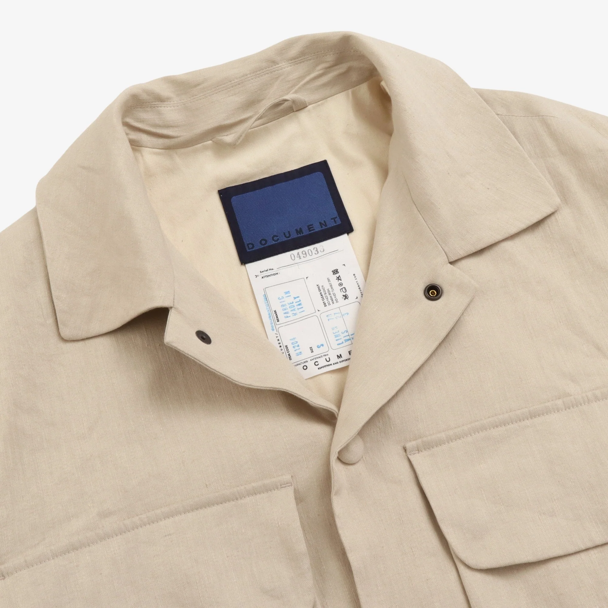 Linen Blend CPO Jacket - Image 3