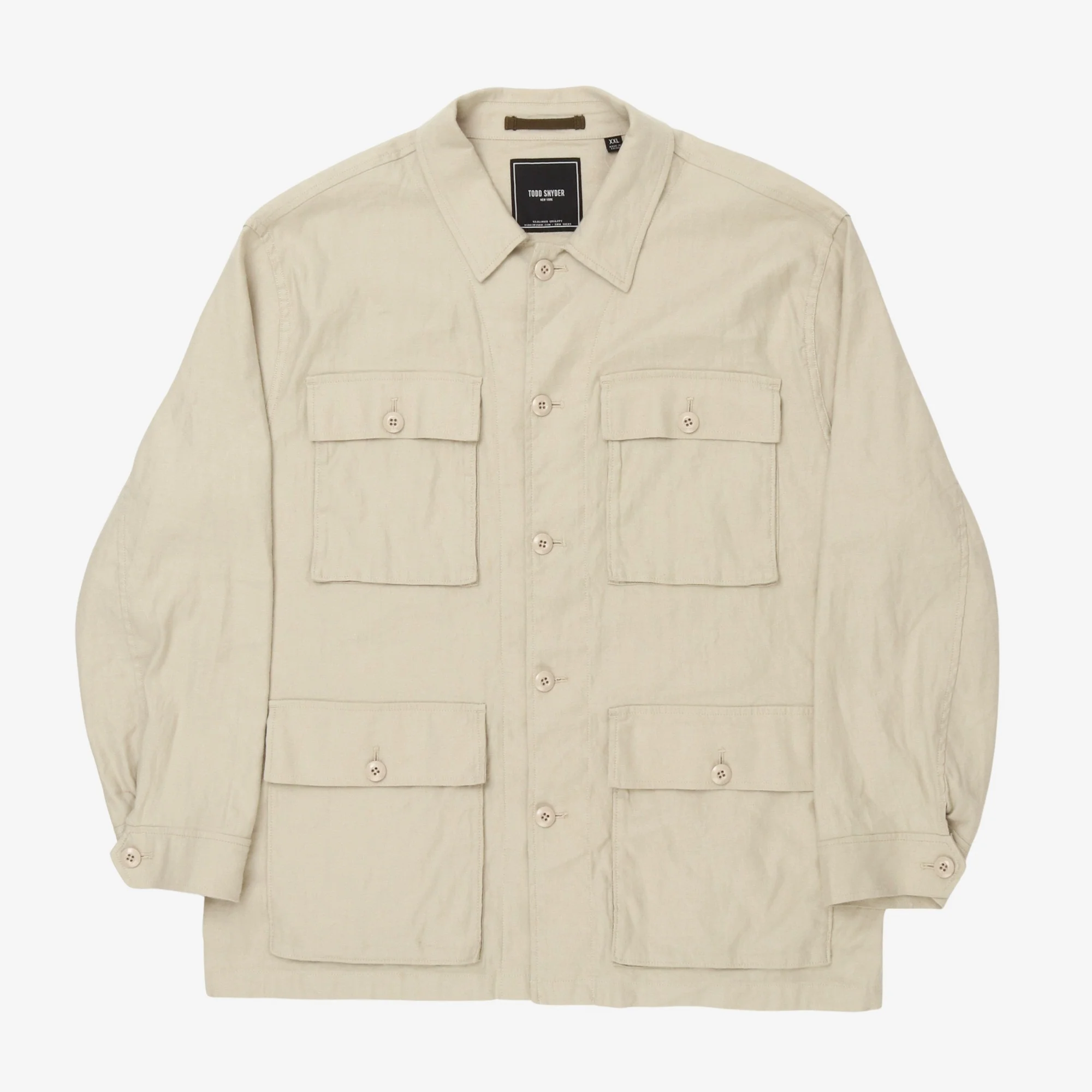 Linen Blend Field Jacket