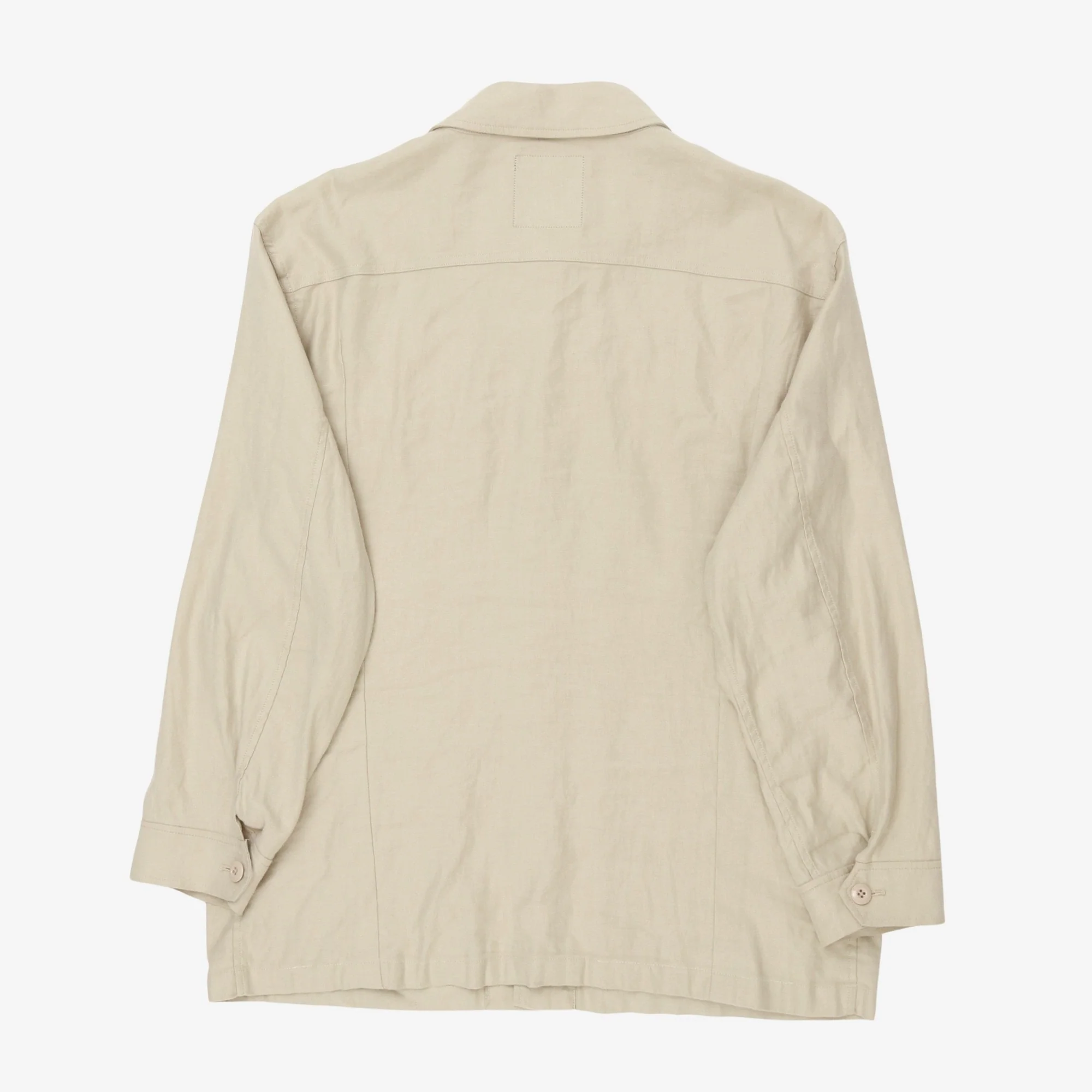 Linen Blend Field Jacket - Image 2