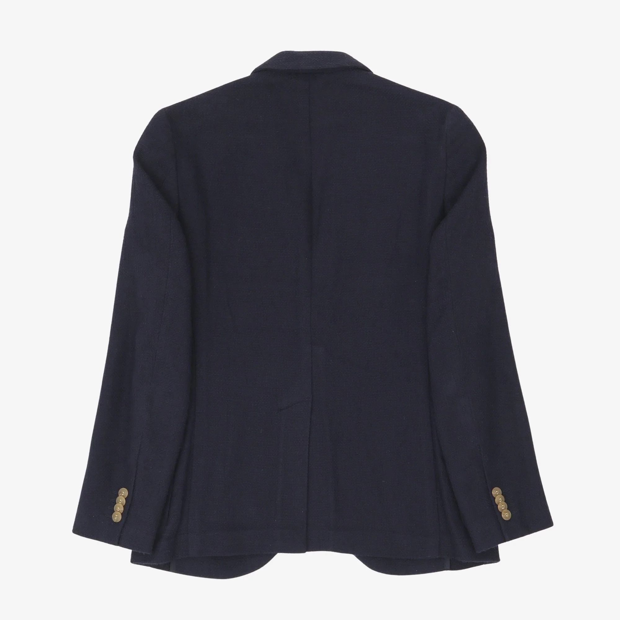 Linen Blend Woven Blazer - Image 2
