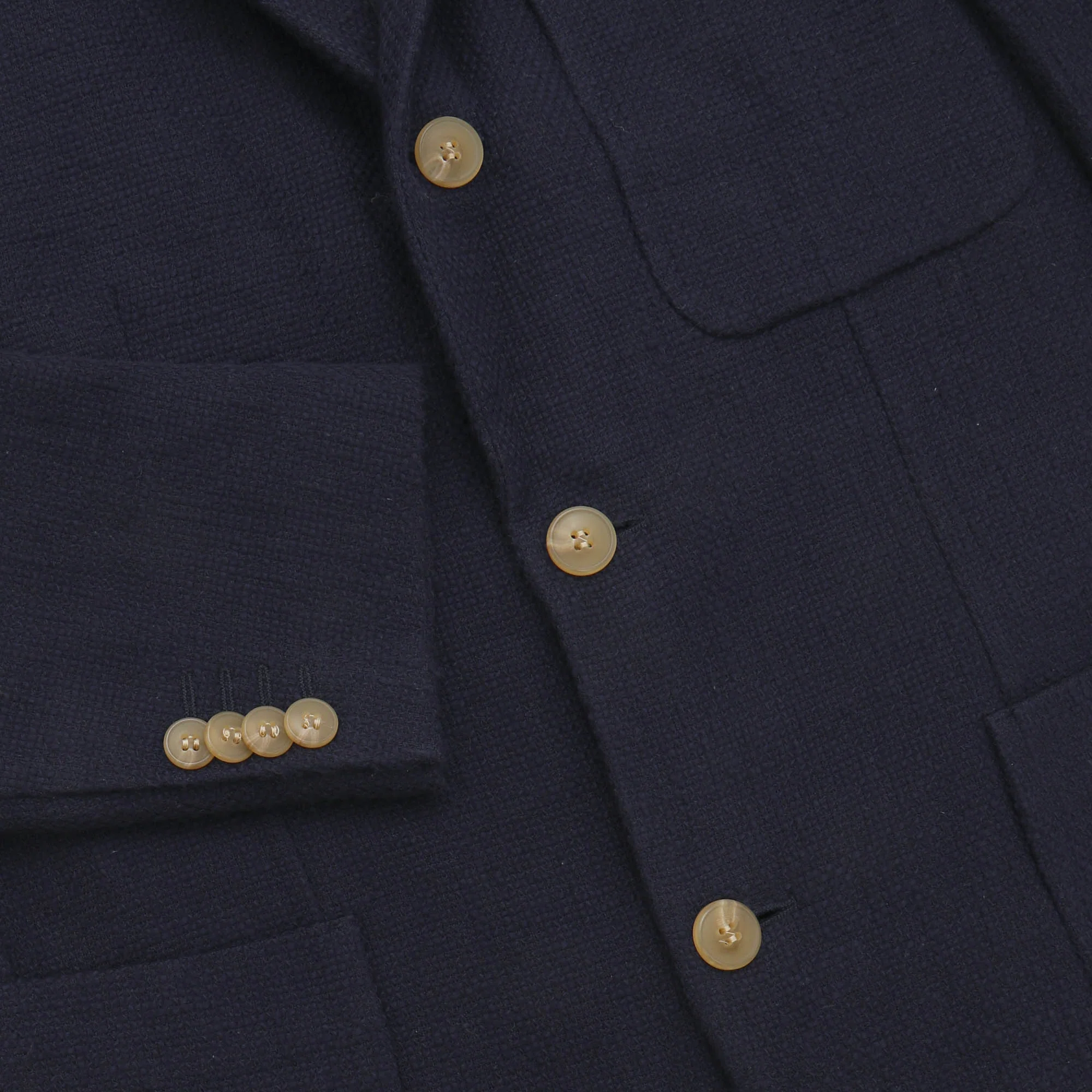 Linen Blend Woven Blazer - Image 4