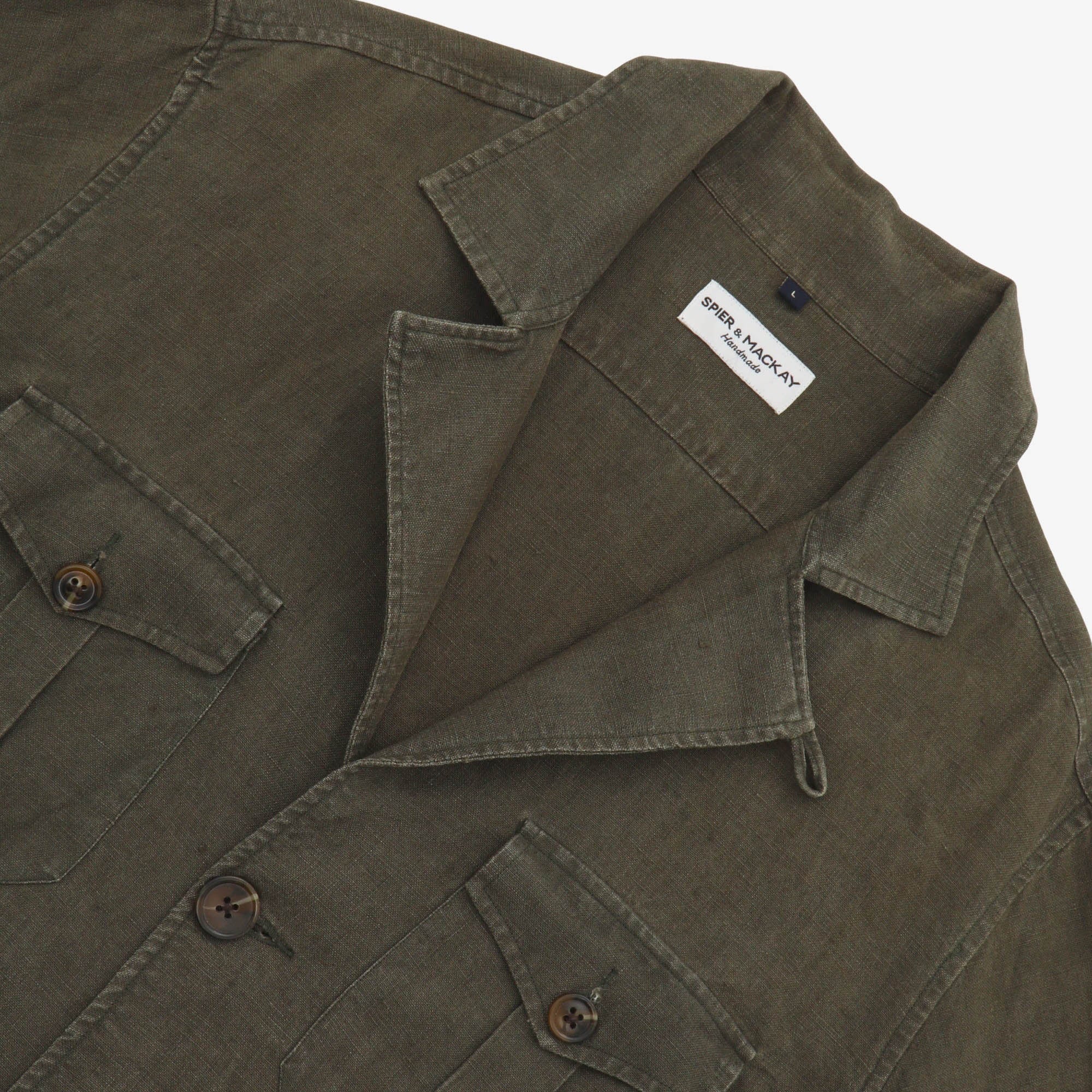 Linen Safari Jacket - Image 3