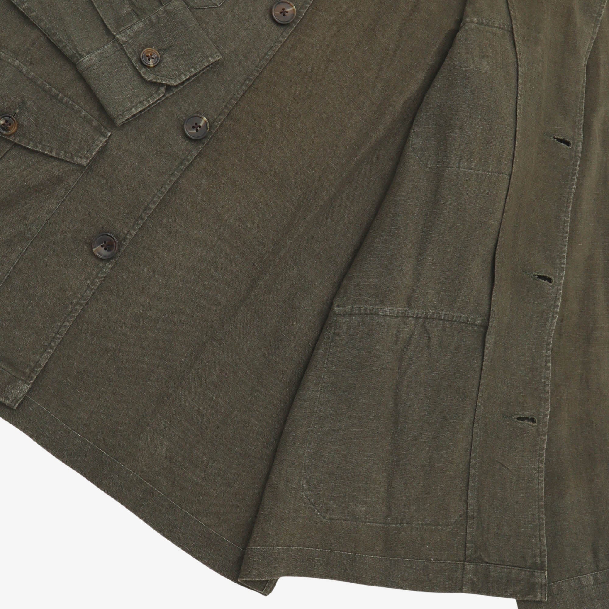 Linen Safari Jacket - Image 4