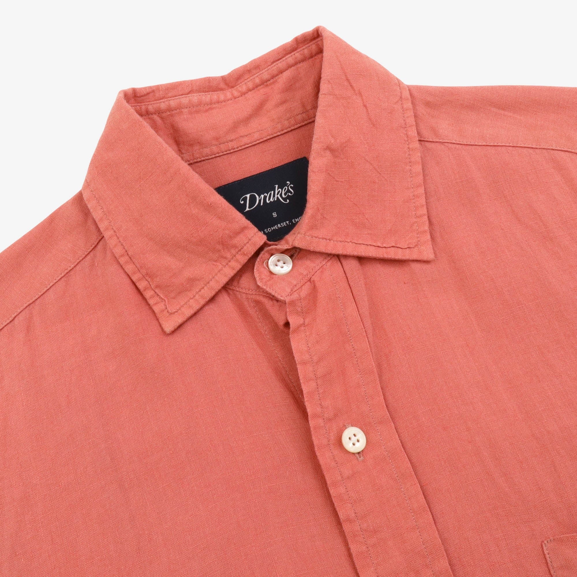Linen Spread Collar Shirt - Image 3