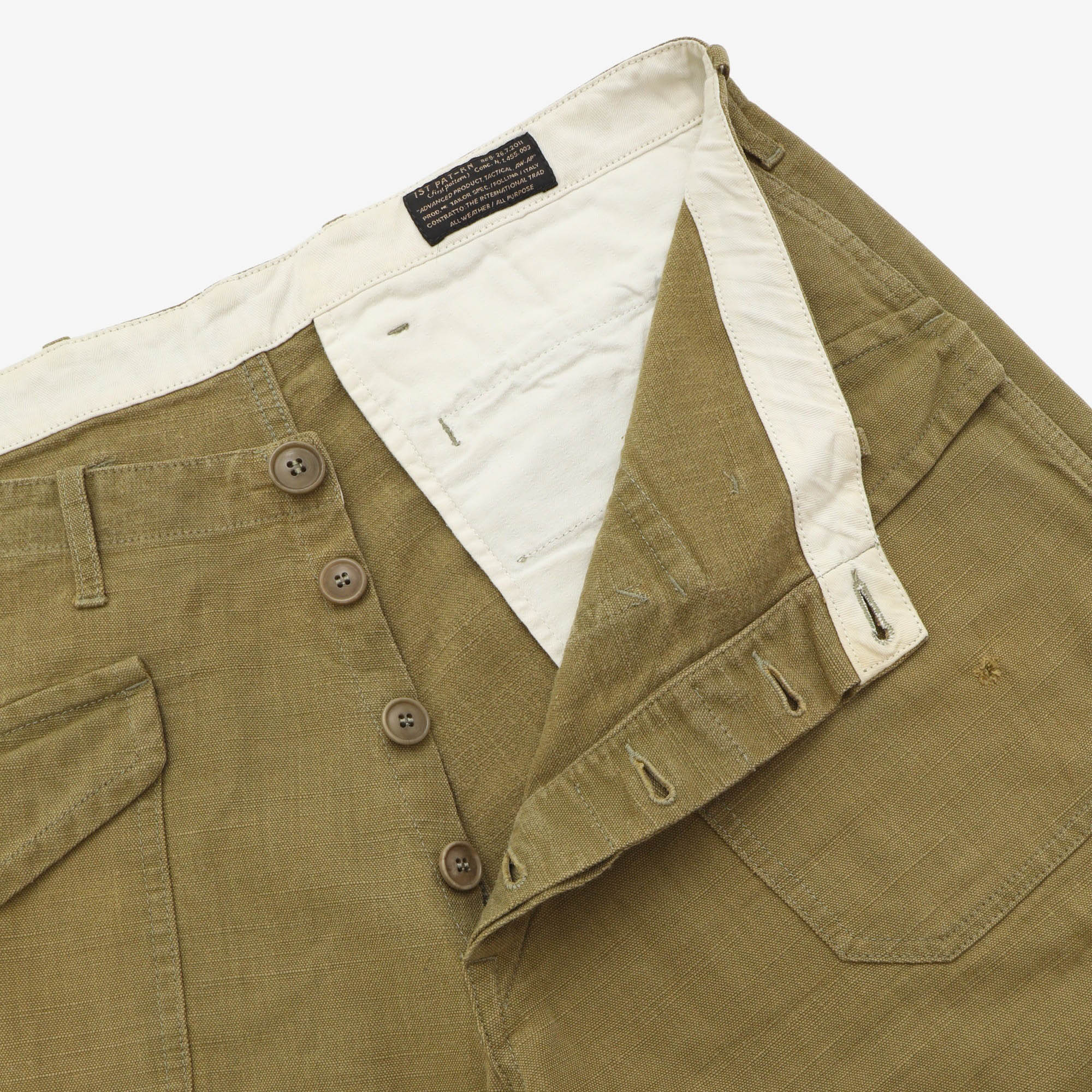 Linen Tactical Trousers - Image 3