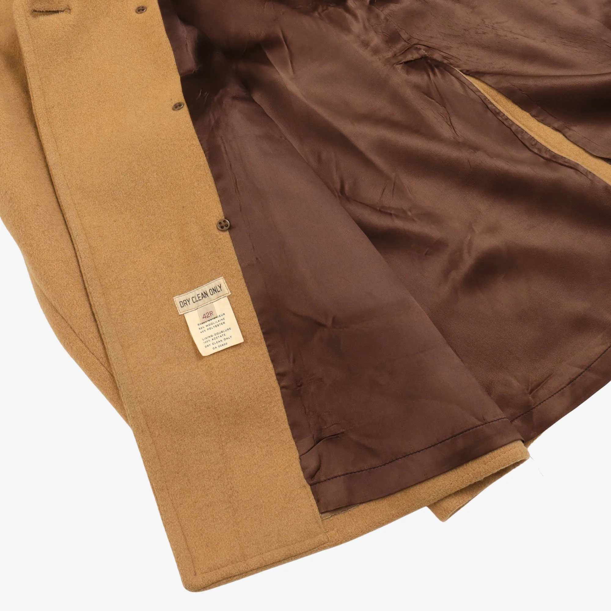 London Fog DB Wool Overcoat - Image 4