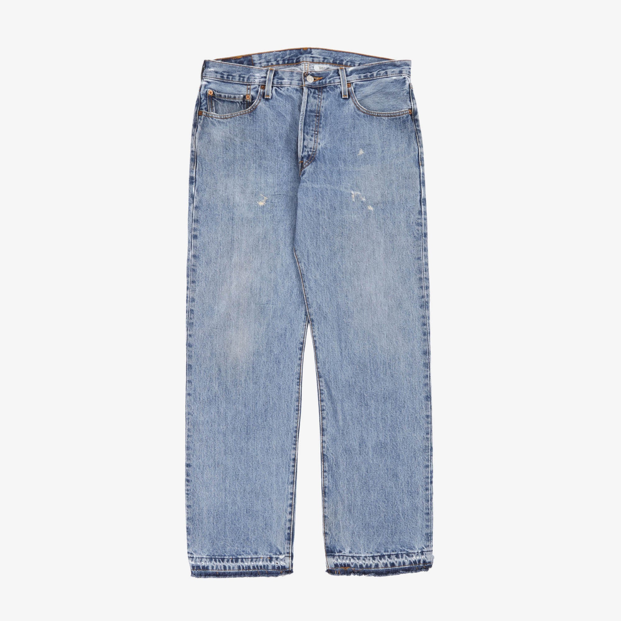 Vintage 501 Distressed Denim USA (35W X 32L)