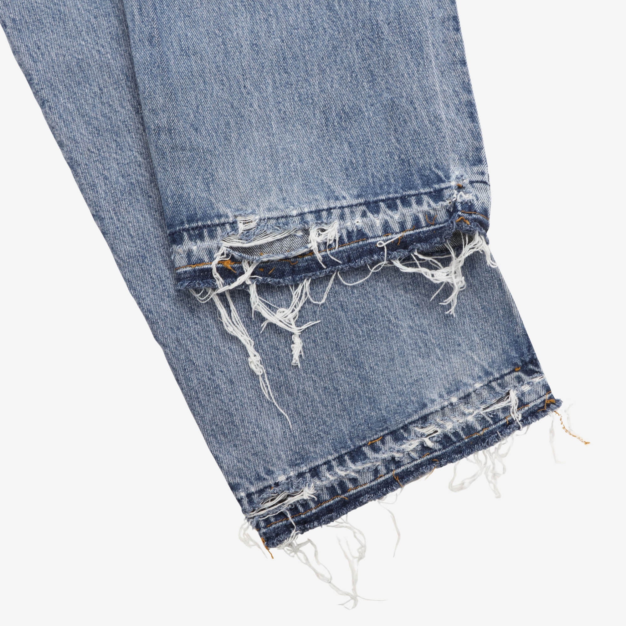 Vintage 501 Distressed Denim USA (35W X 32L) - Image 5