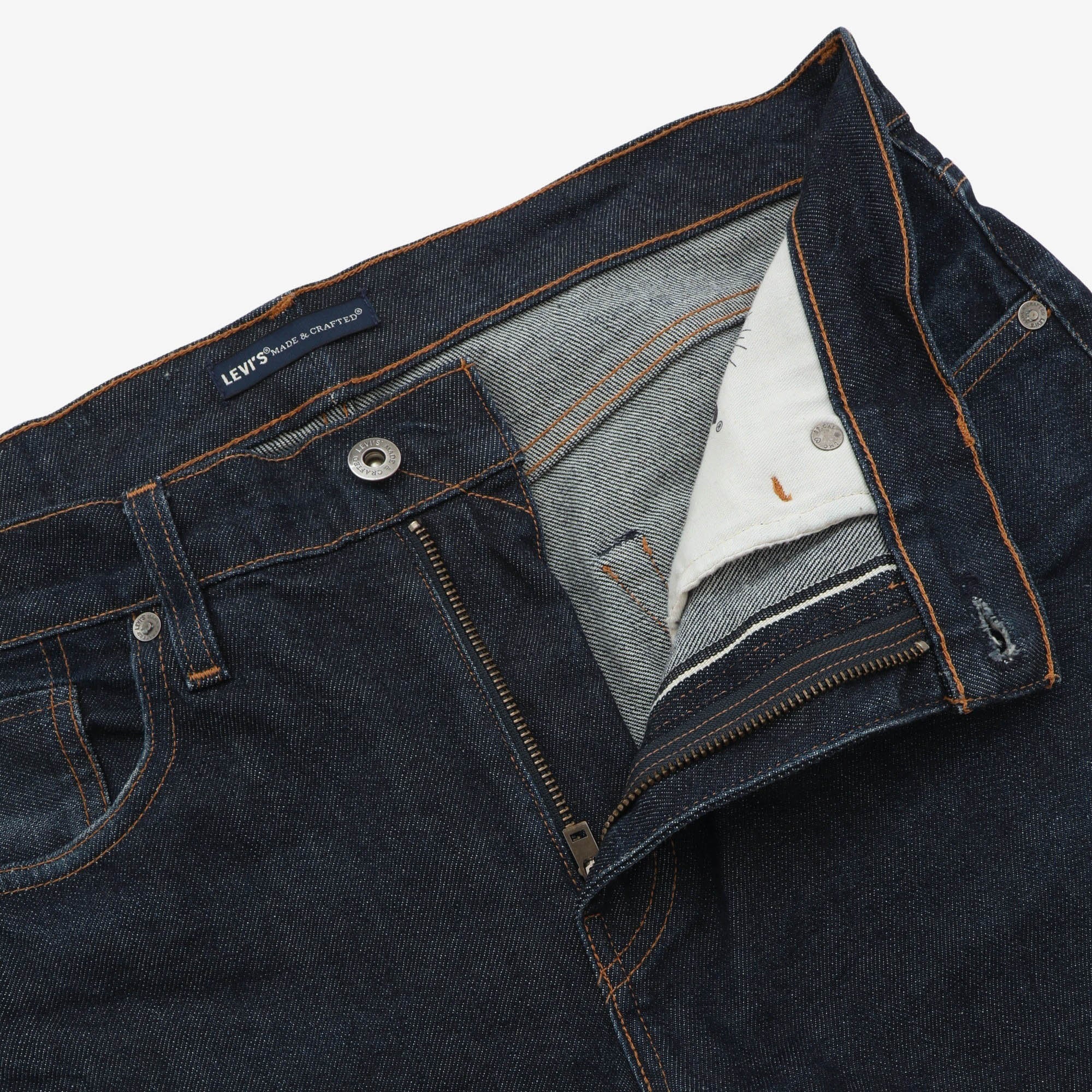 502 Tapered Selvedge Denim (33W X 30L) - Image 3