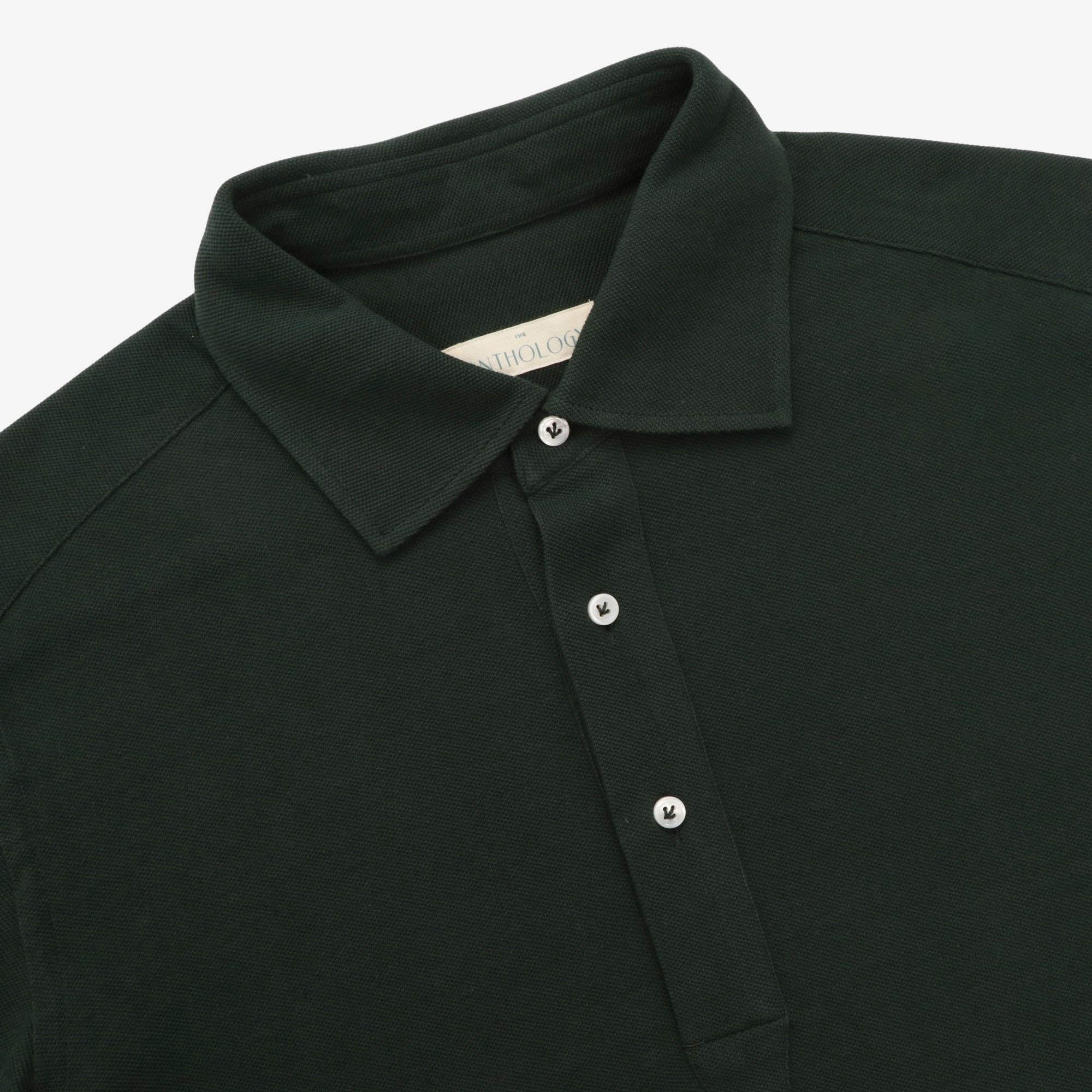 LS Spread Collar Pique Polo - Image 3