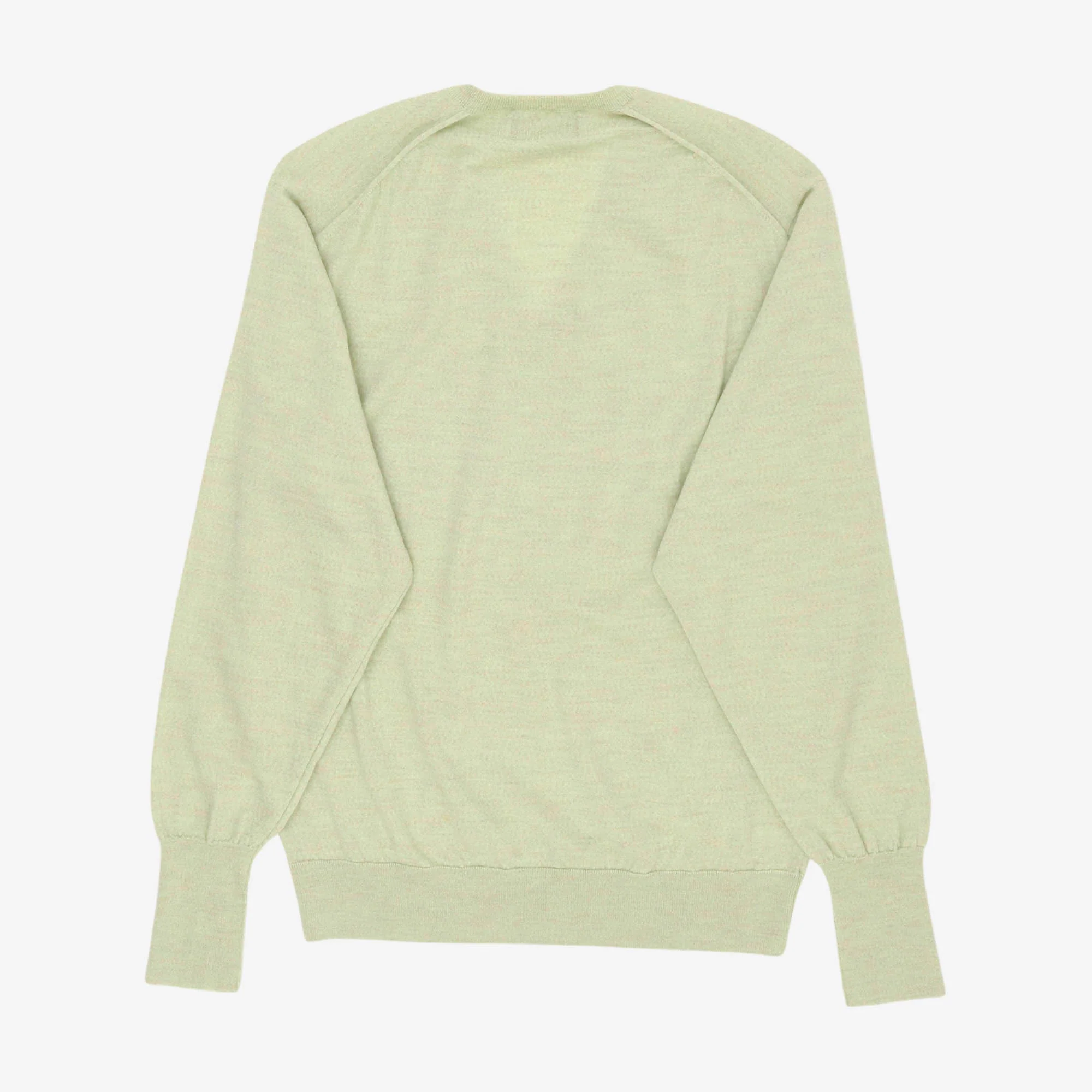 Merino Wool V Neck Sweater - Image 2