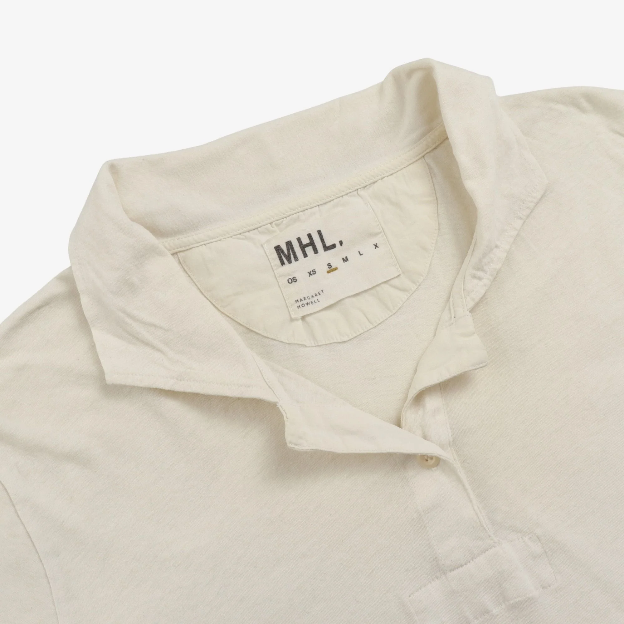 MHL Linen Blend Polo Shirt - Image 3