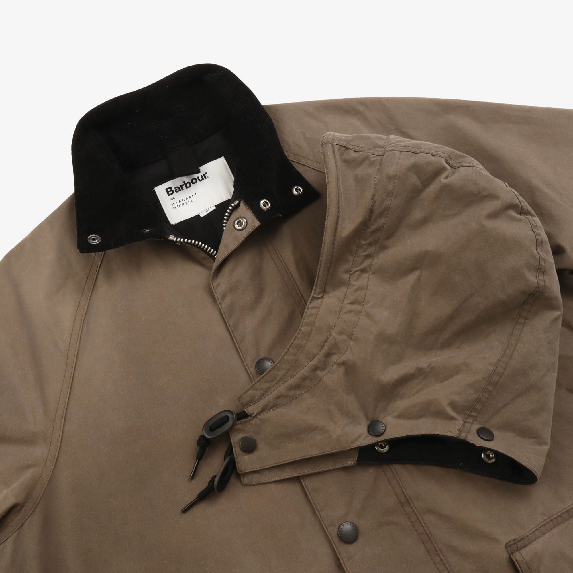 MHL Stand Collar Wax Parka - Image 3