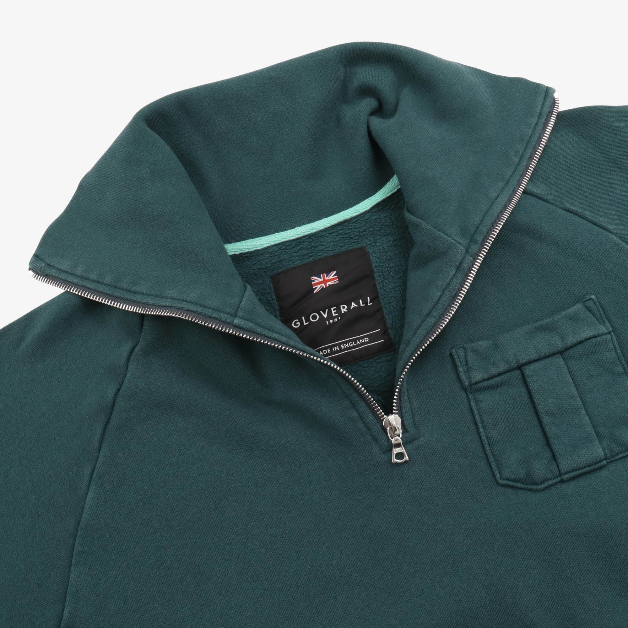Military Zip Sweatshirt - Image 4