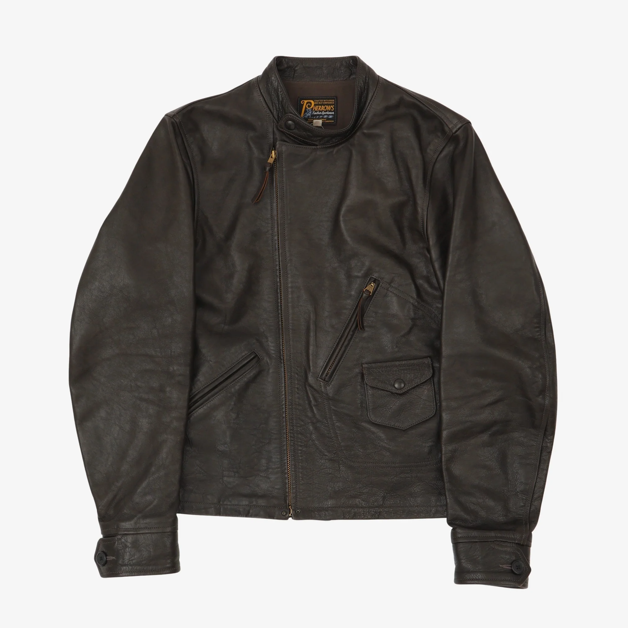 D-Pocket Leather Jacket