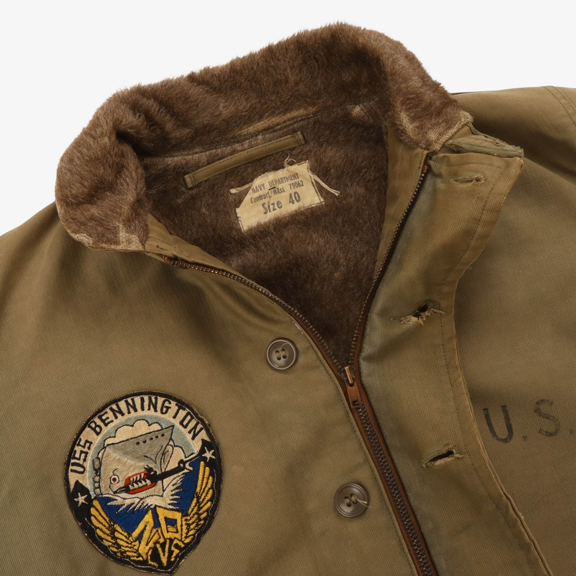 1940s N-1 Deck Jacket (Badge) - Image 4
