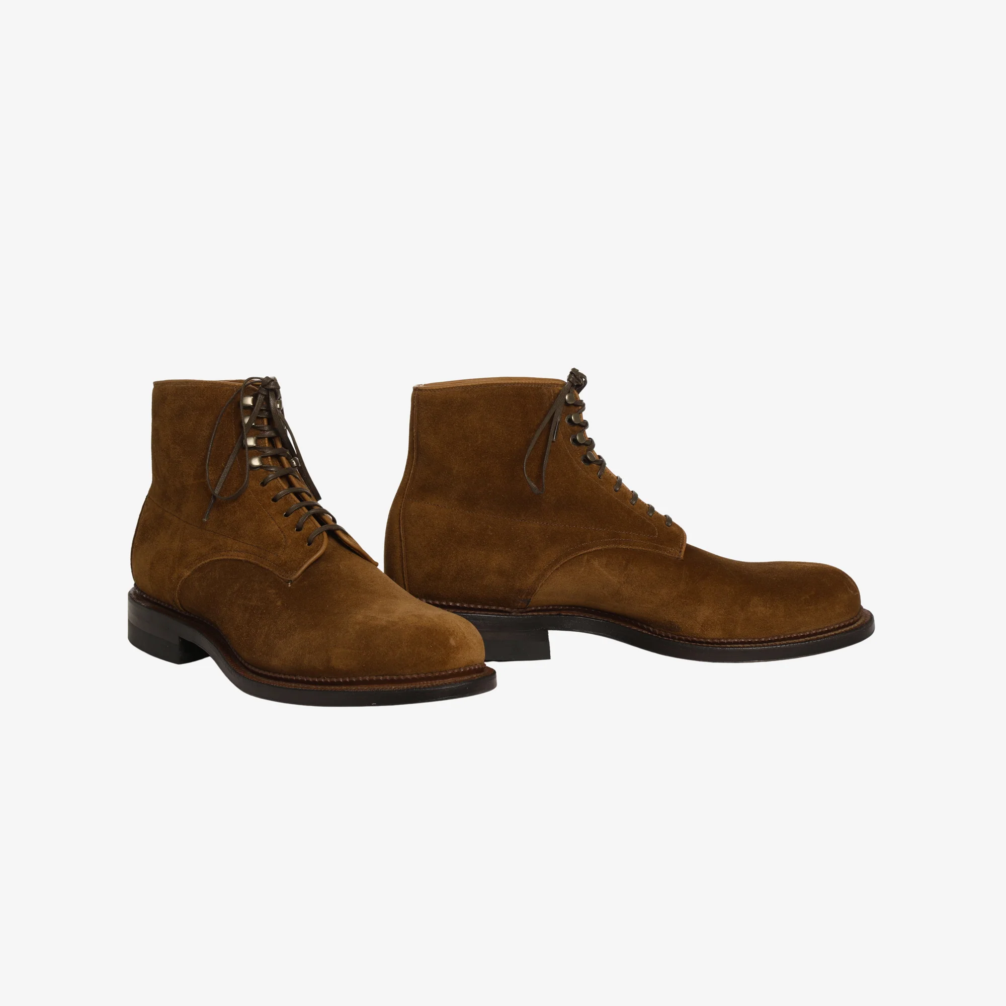 Navvy Boot - Brown Suede (1940 Last) (Worn) - Image 2