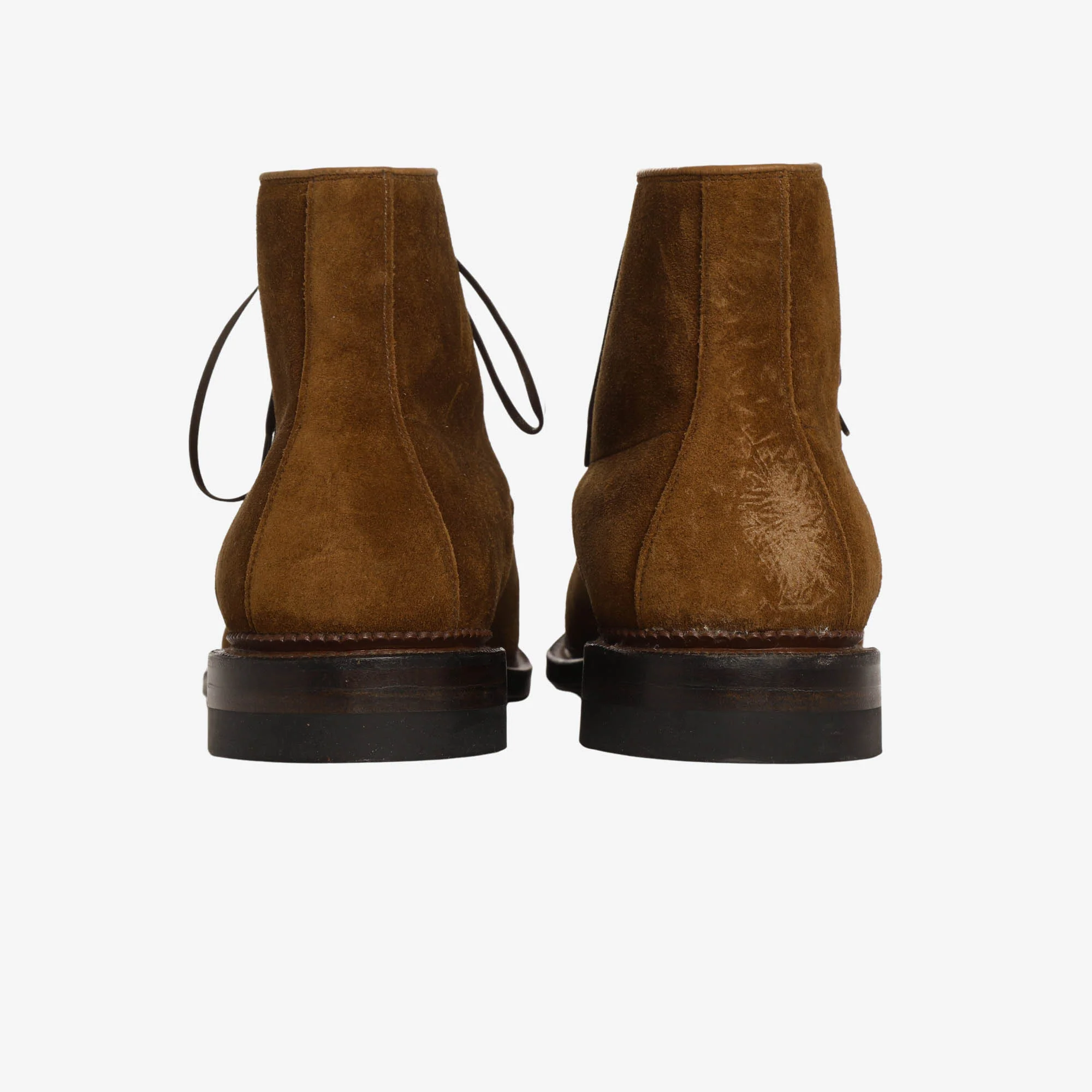 Navvy Boot - Brown Suede (1940 Last) (Worn) - Image 3