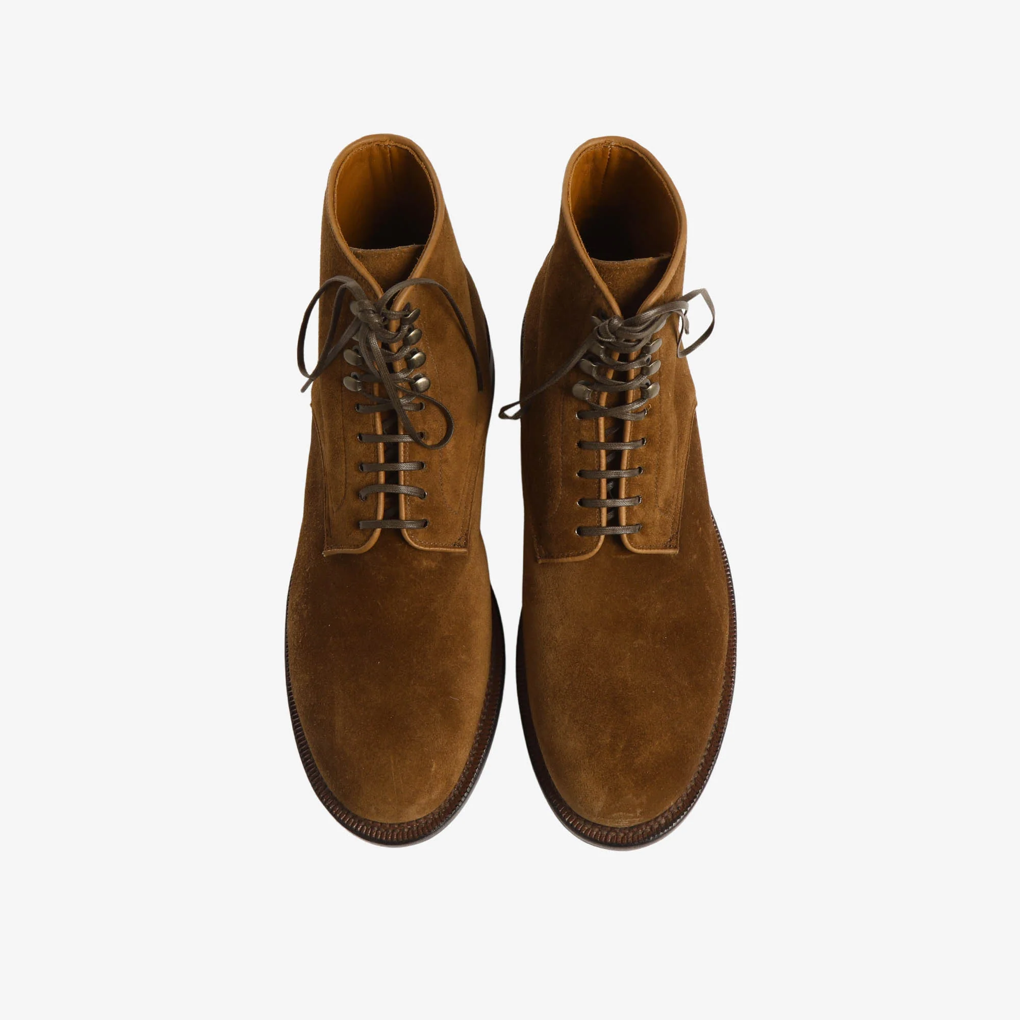 Navvy Boot - Brown Suede (1940 Last) (Worn) - Image 5