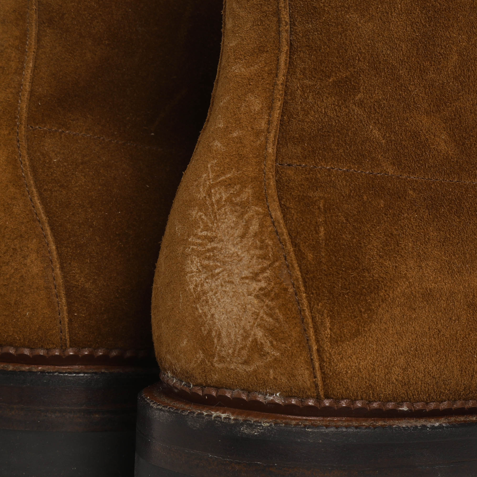 Navvy Boot - Brown Suede (1940 Last) (Worn) - Image 6