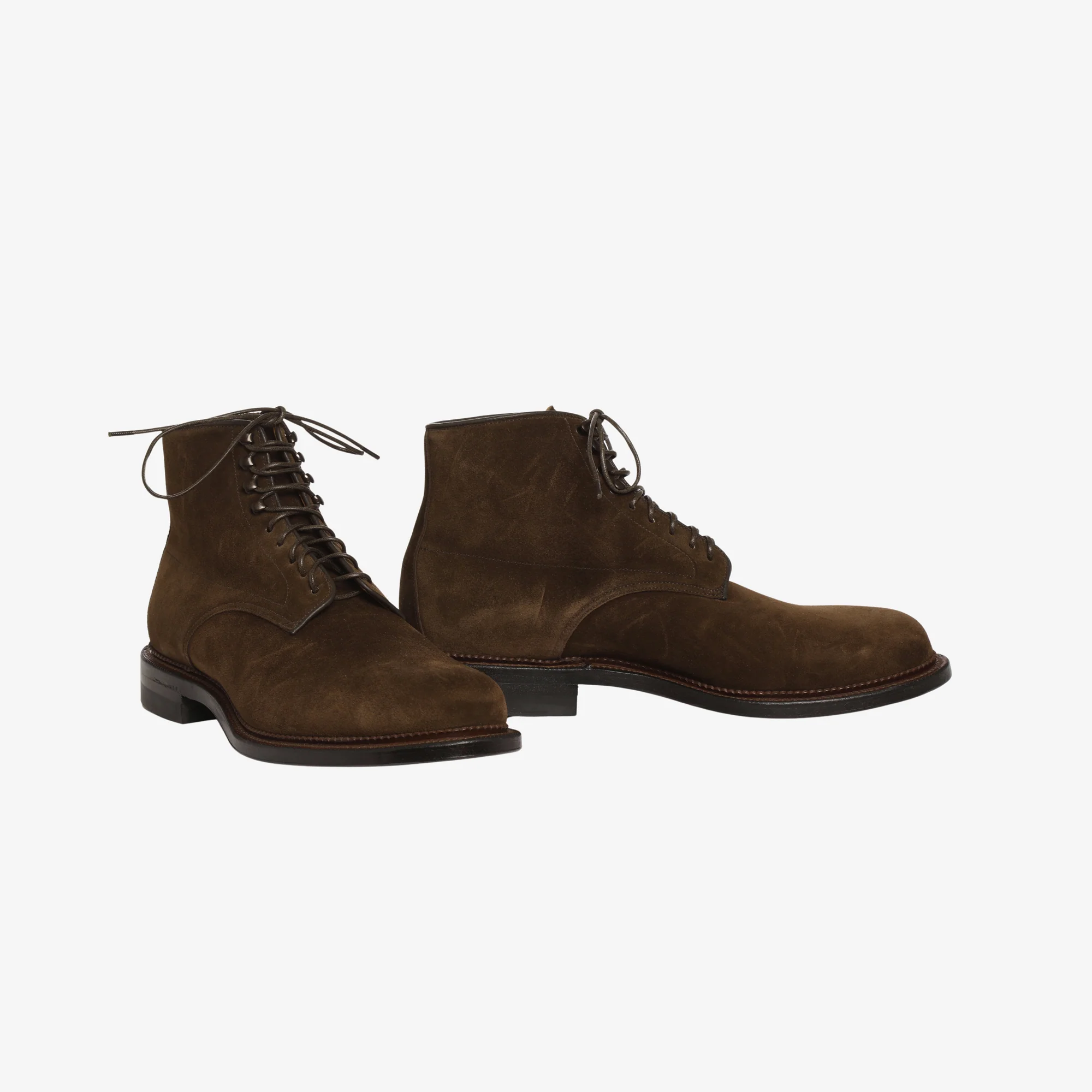 Navvy Boots - Dark Brown Suede (1940 Last) - Image 2