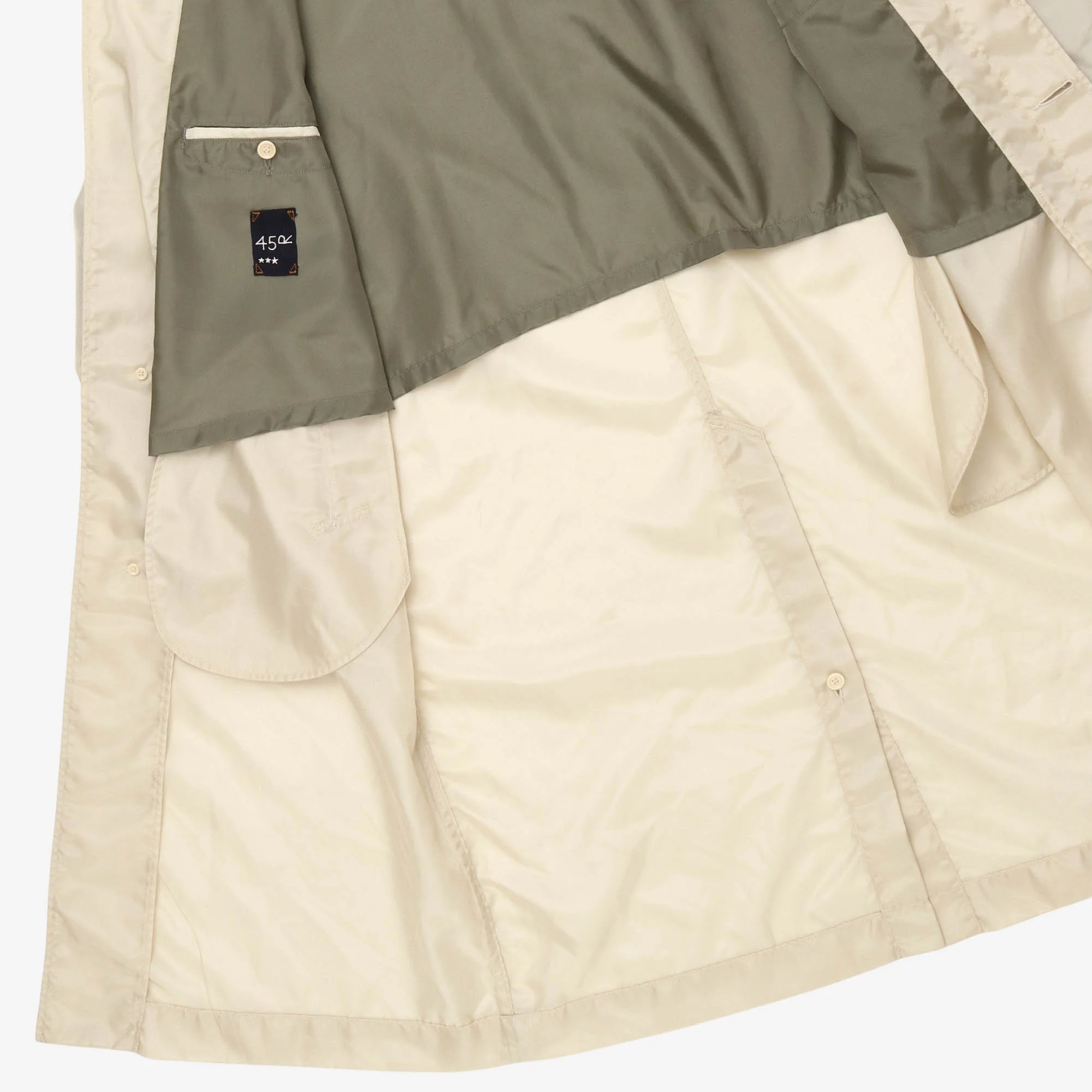 Nylon Canvas Raincoat (Sample) - Image 5