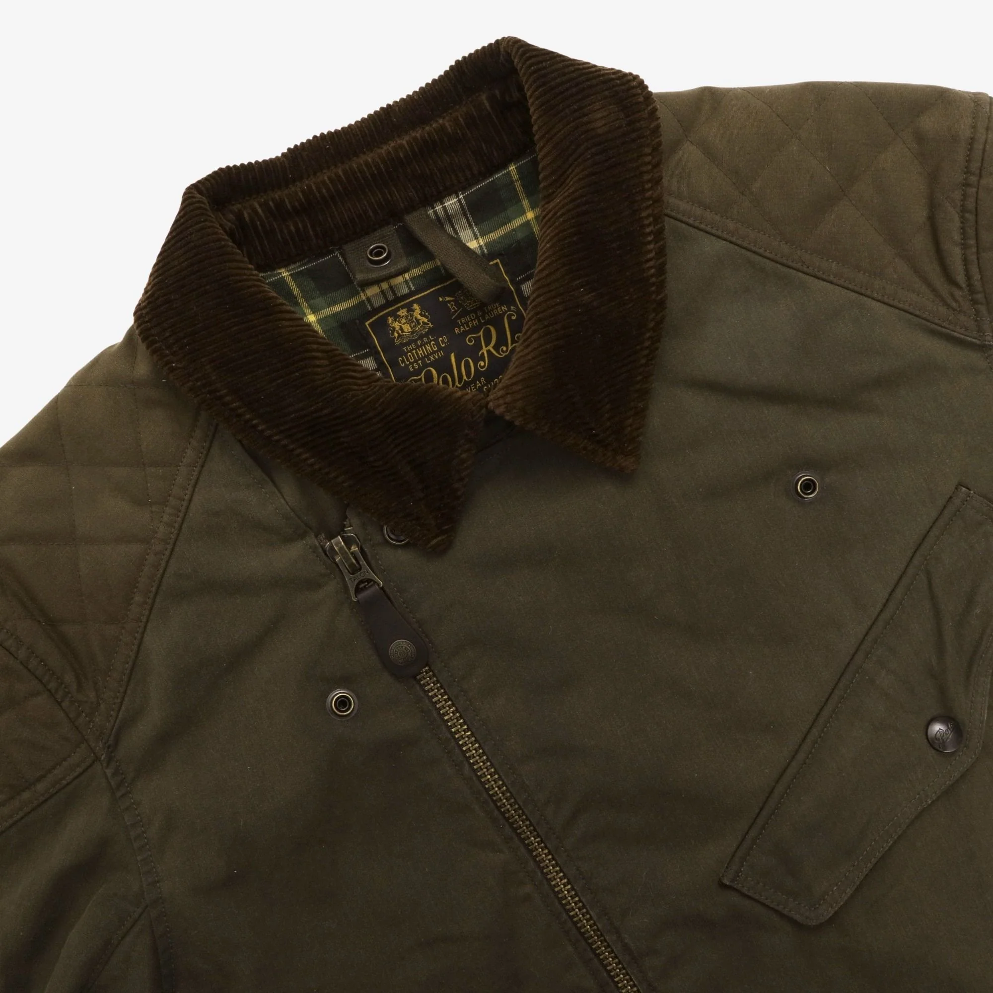 Oilcloth Asymmetrical Motorcycle Jacket - Image 3
