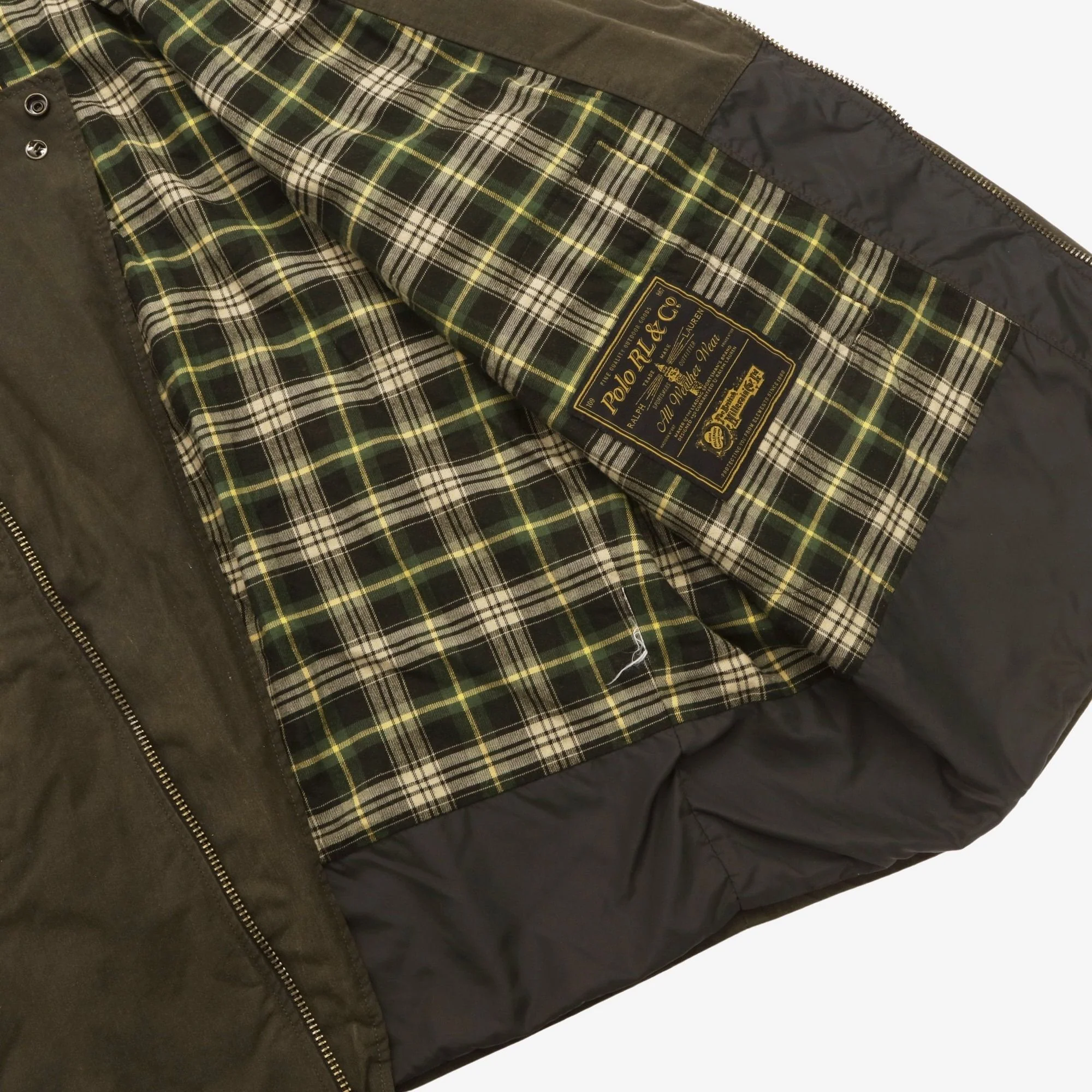 Oilcloth Asymmetrical Motorcycle Jacket - Image 4