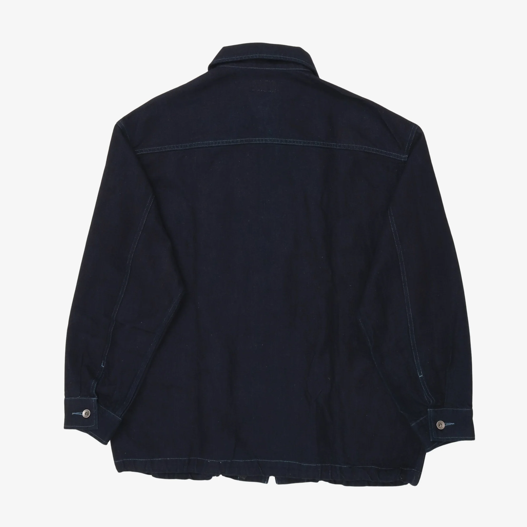 Overdyed Linen Blend Jacket - Image 2