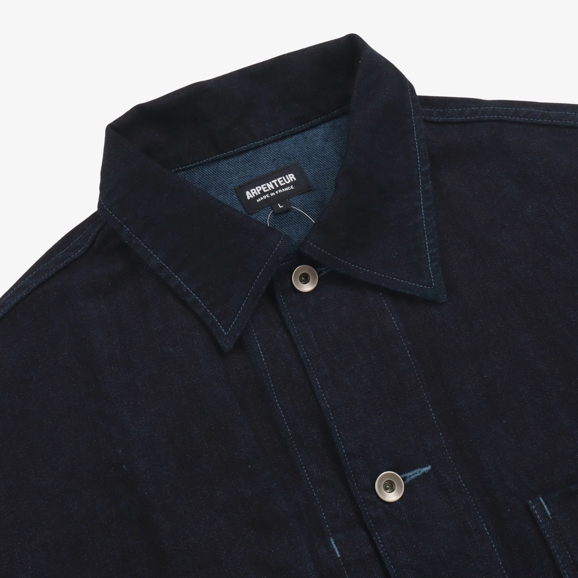 Overdyed Linen Blend Jacket - Image 3