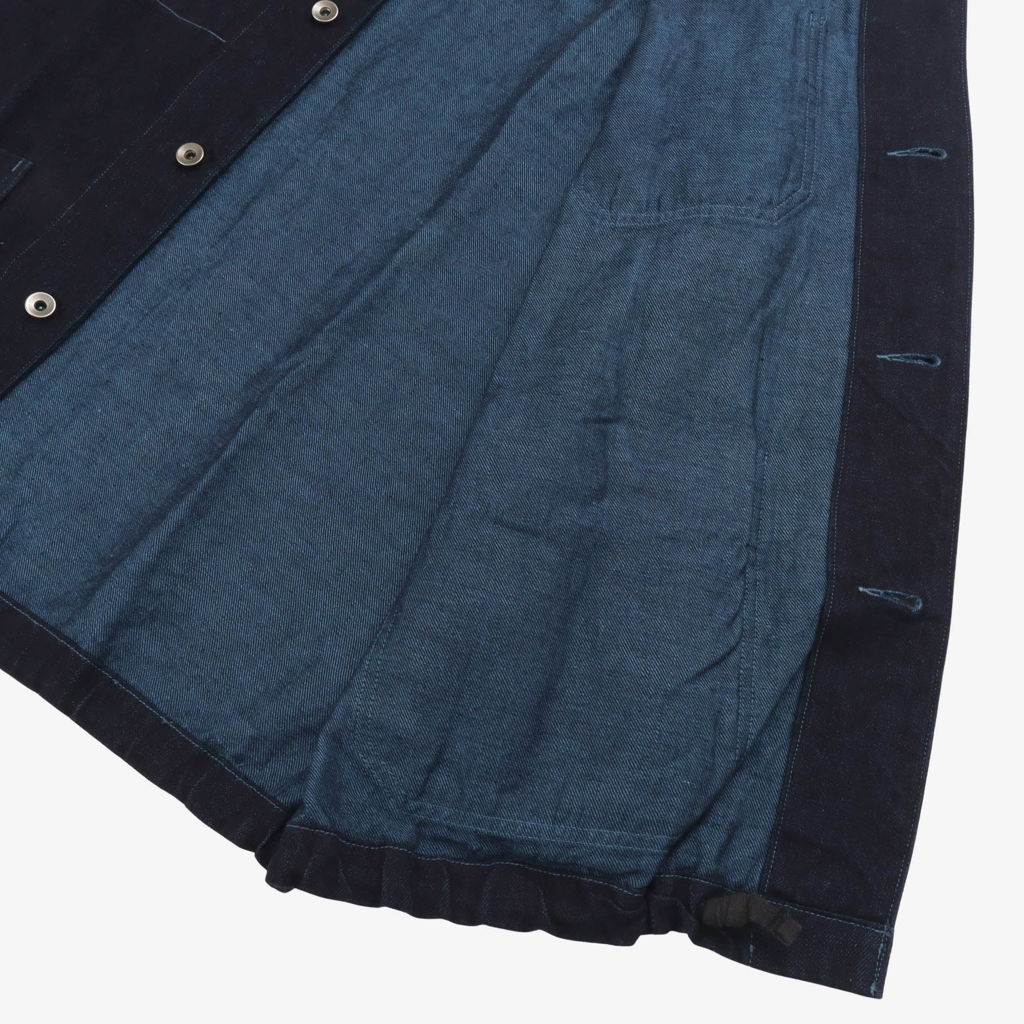 Overdyed Linen Blend Jacket - Image 4