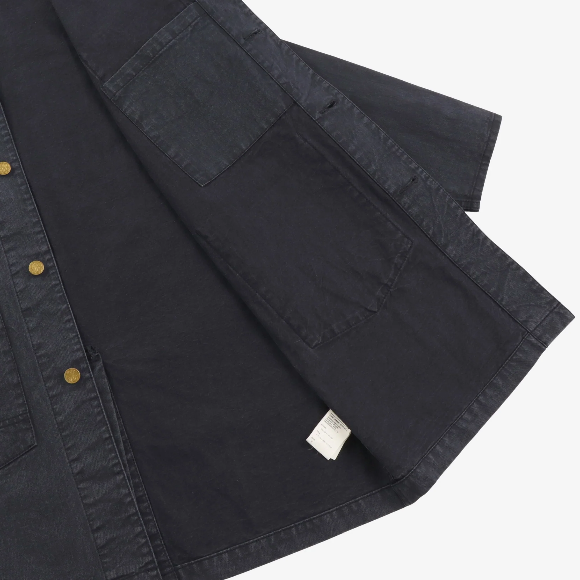 Colarless Shop Coat - Image 5