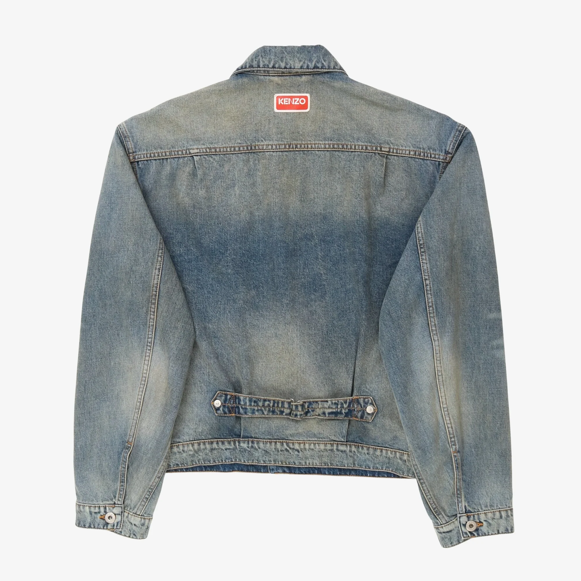 Panelling Denim Jacket - Image 2