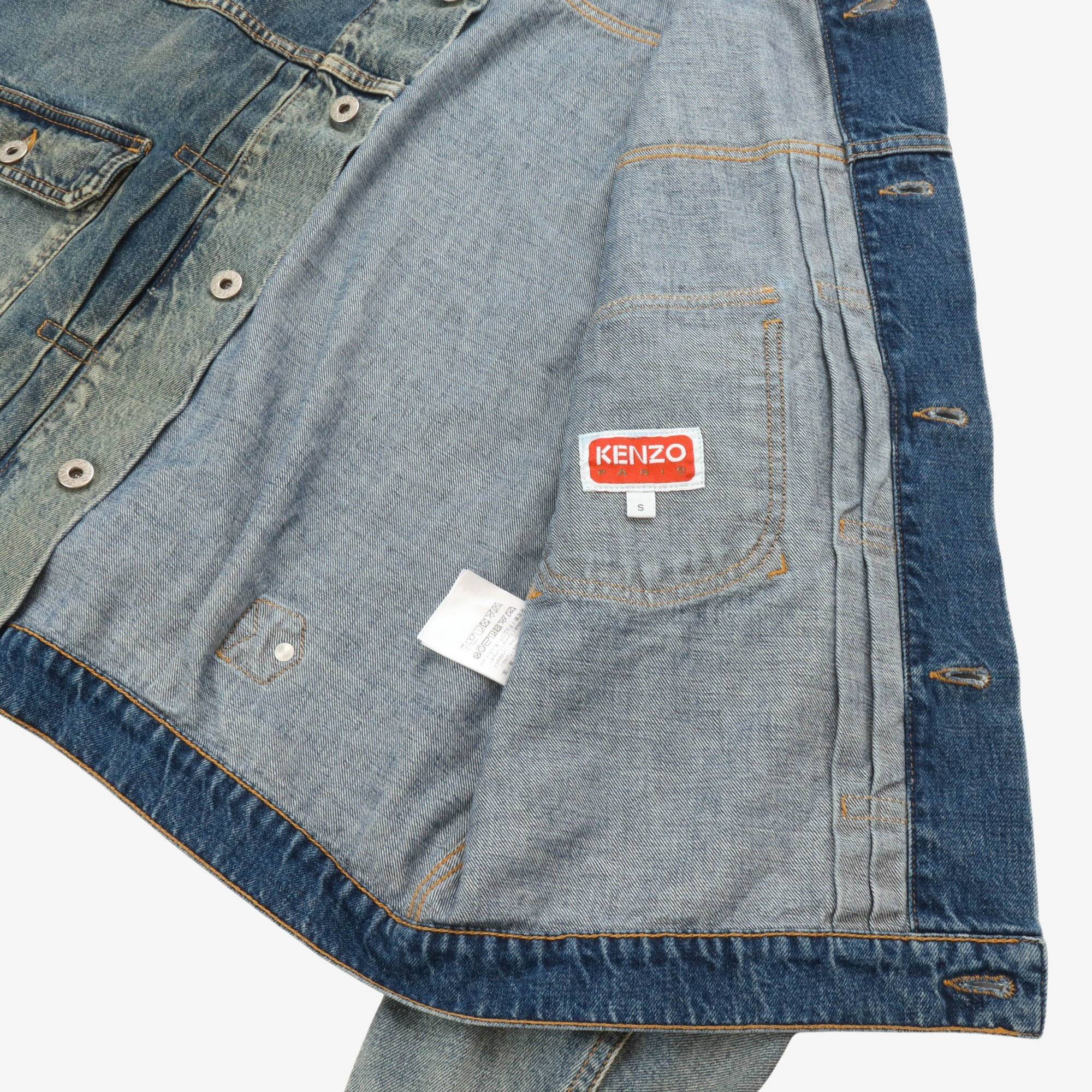 Panelling Denim Jacket - Image 4