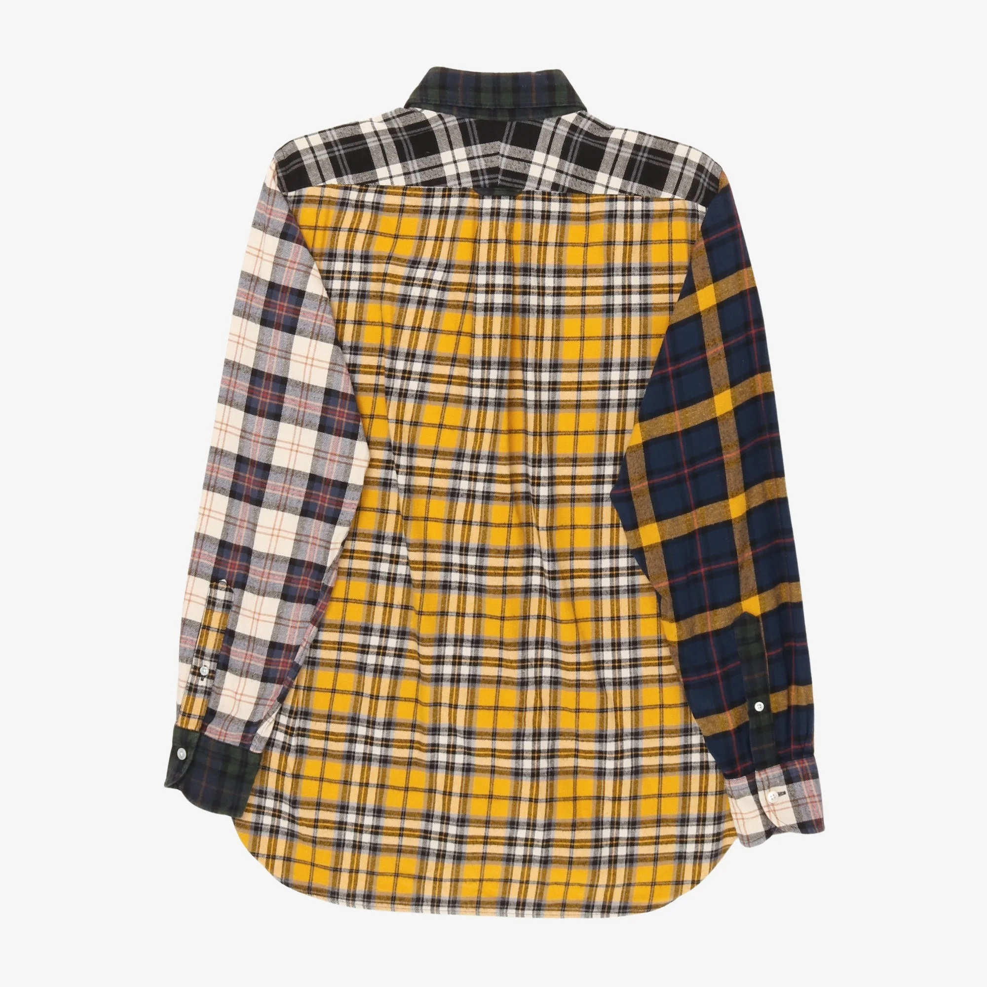 Patchwork Flannel Shirt - Image 2