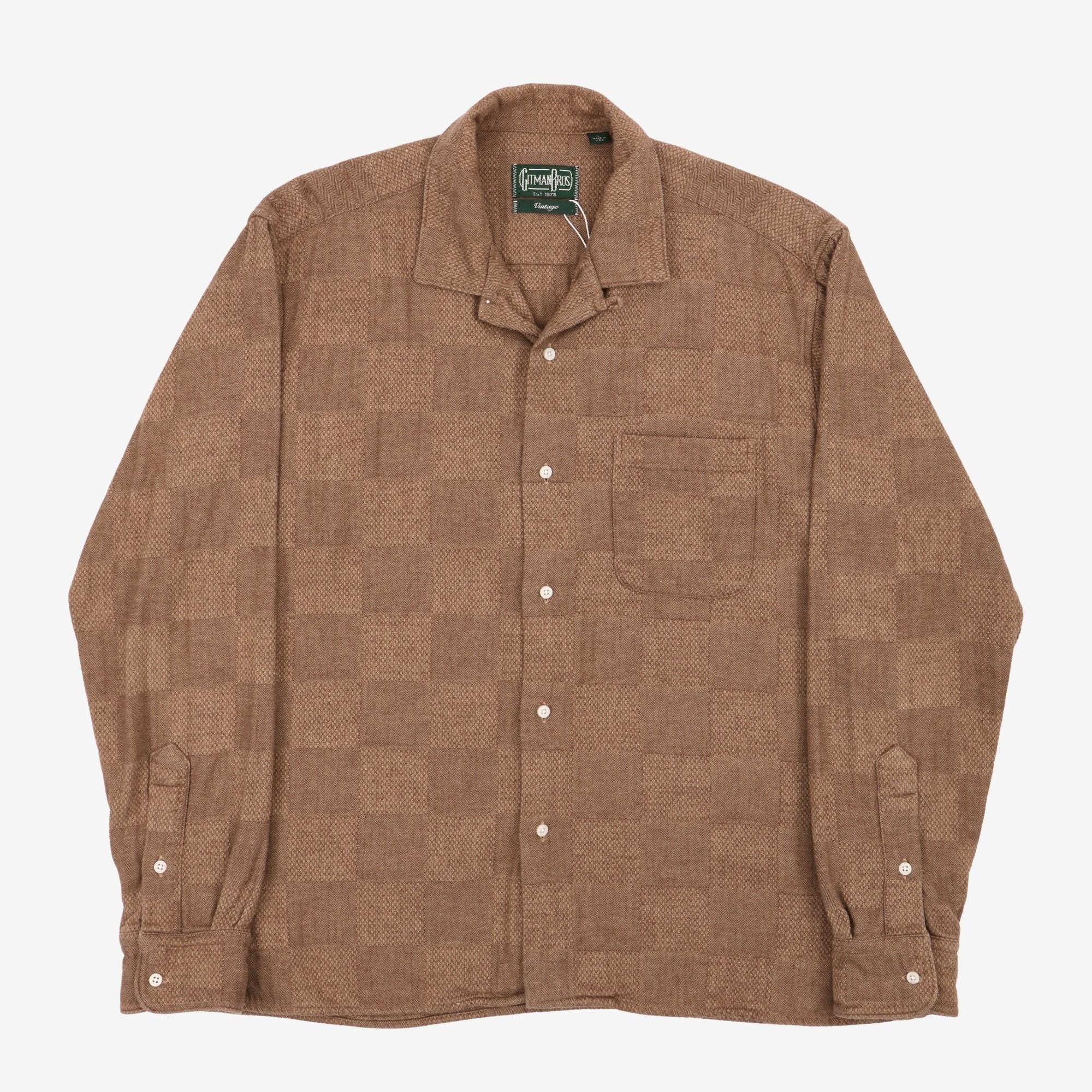 Patchwork LS Camp Shirt