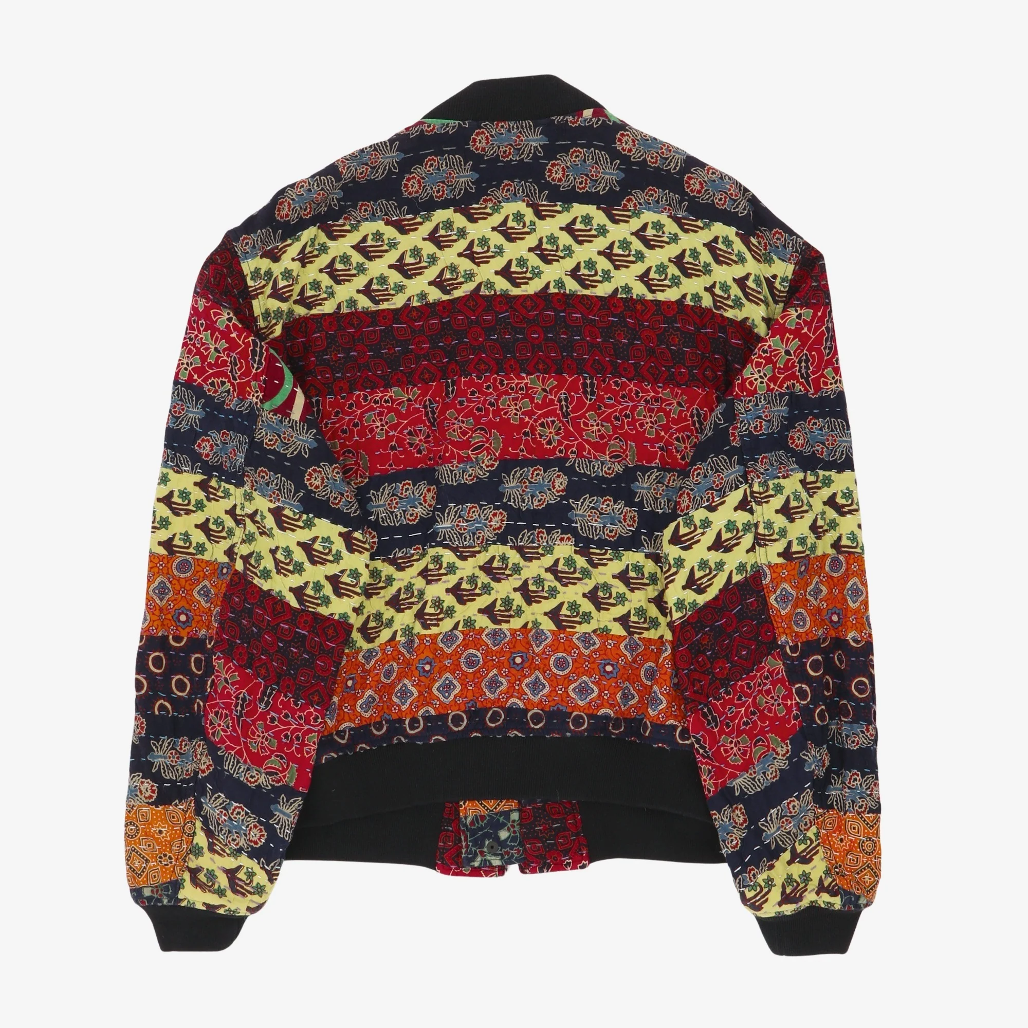Patchwork Paisley Aviator Jacket - Image 2