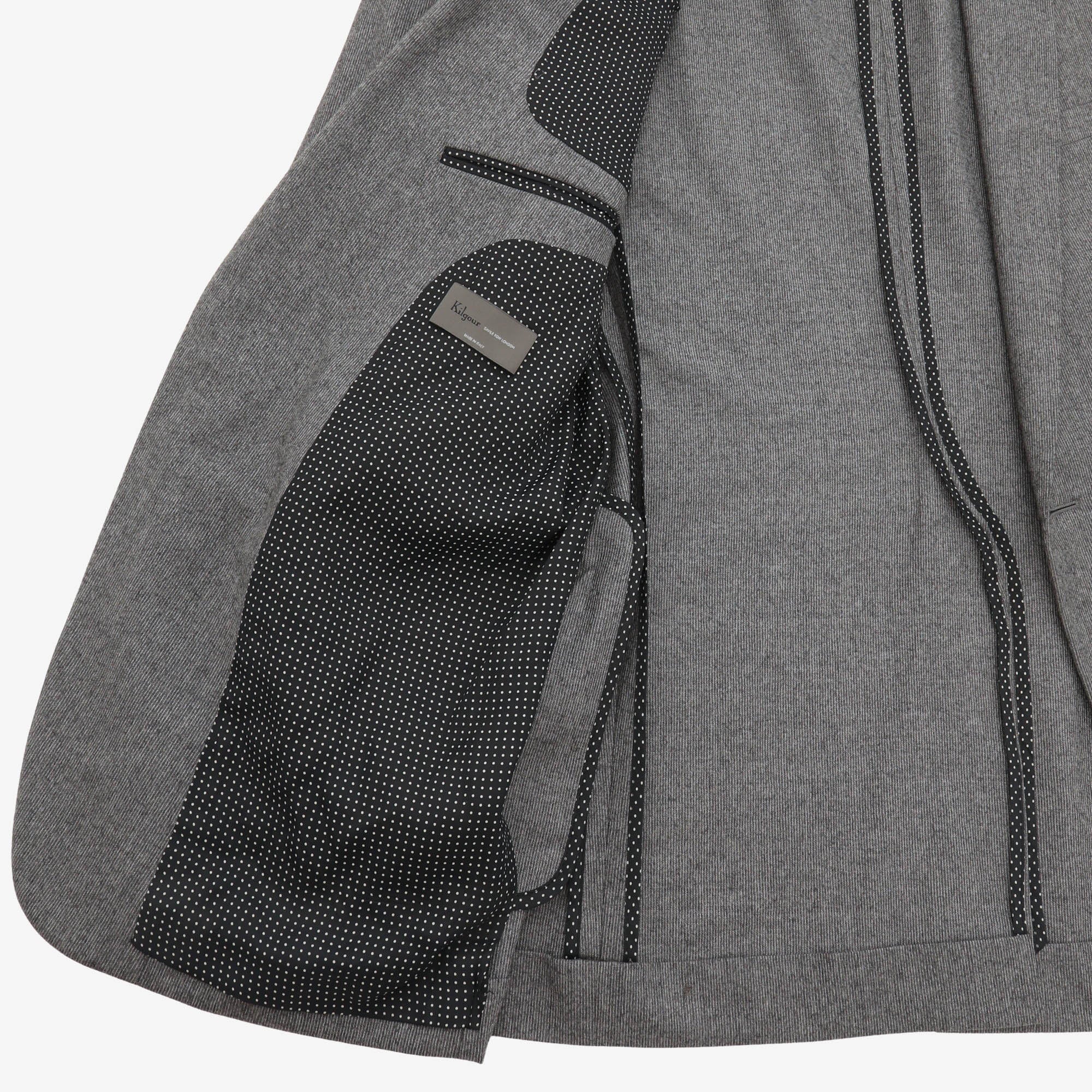 Pencil Stripe Wool Suit - Image 4
