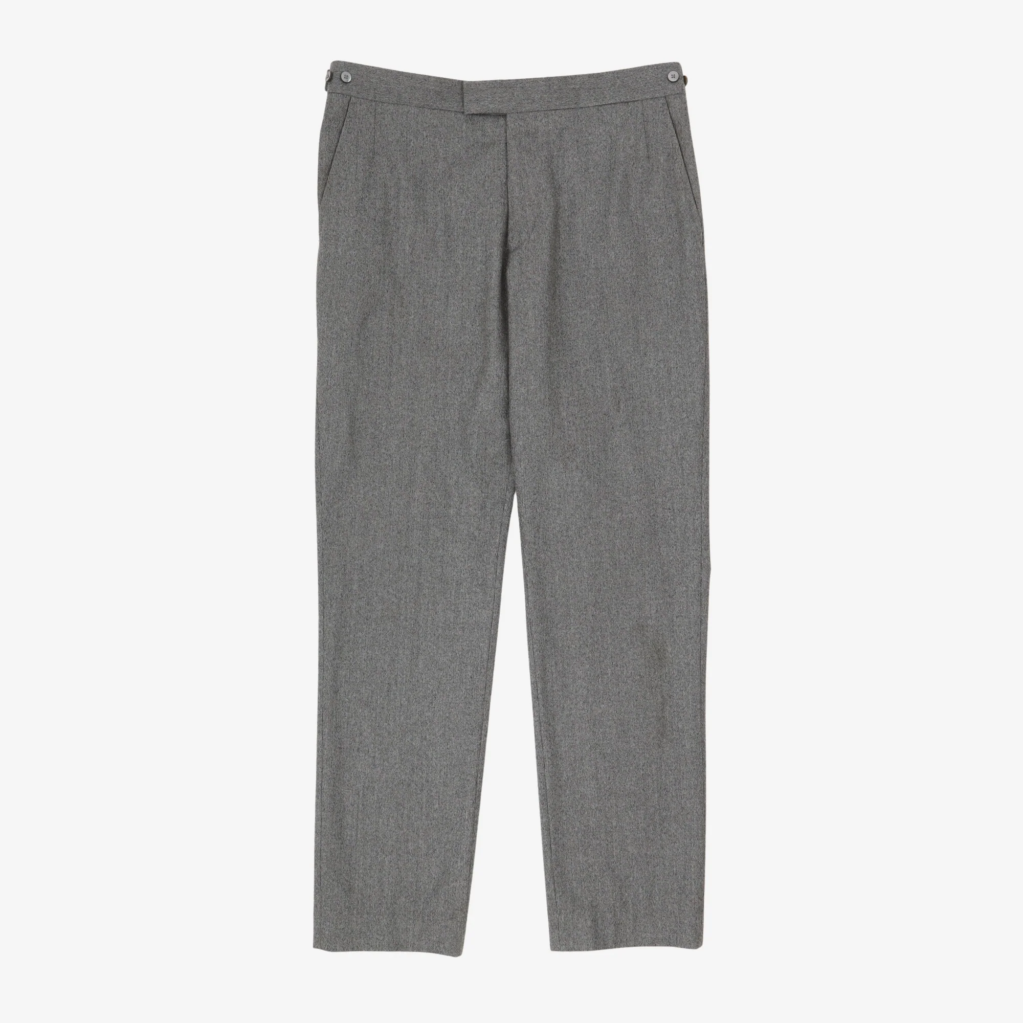 Pencil Stripe Wool Suit - Image 5