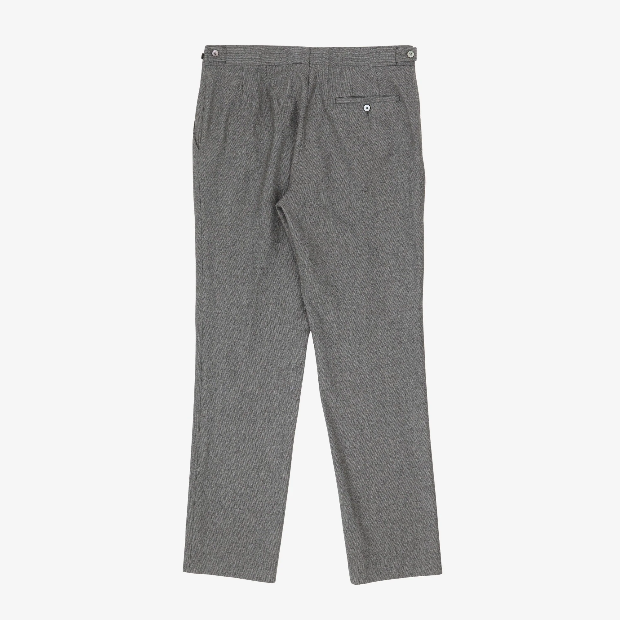 Pencil Stripe Wool Suit - Image 6