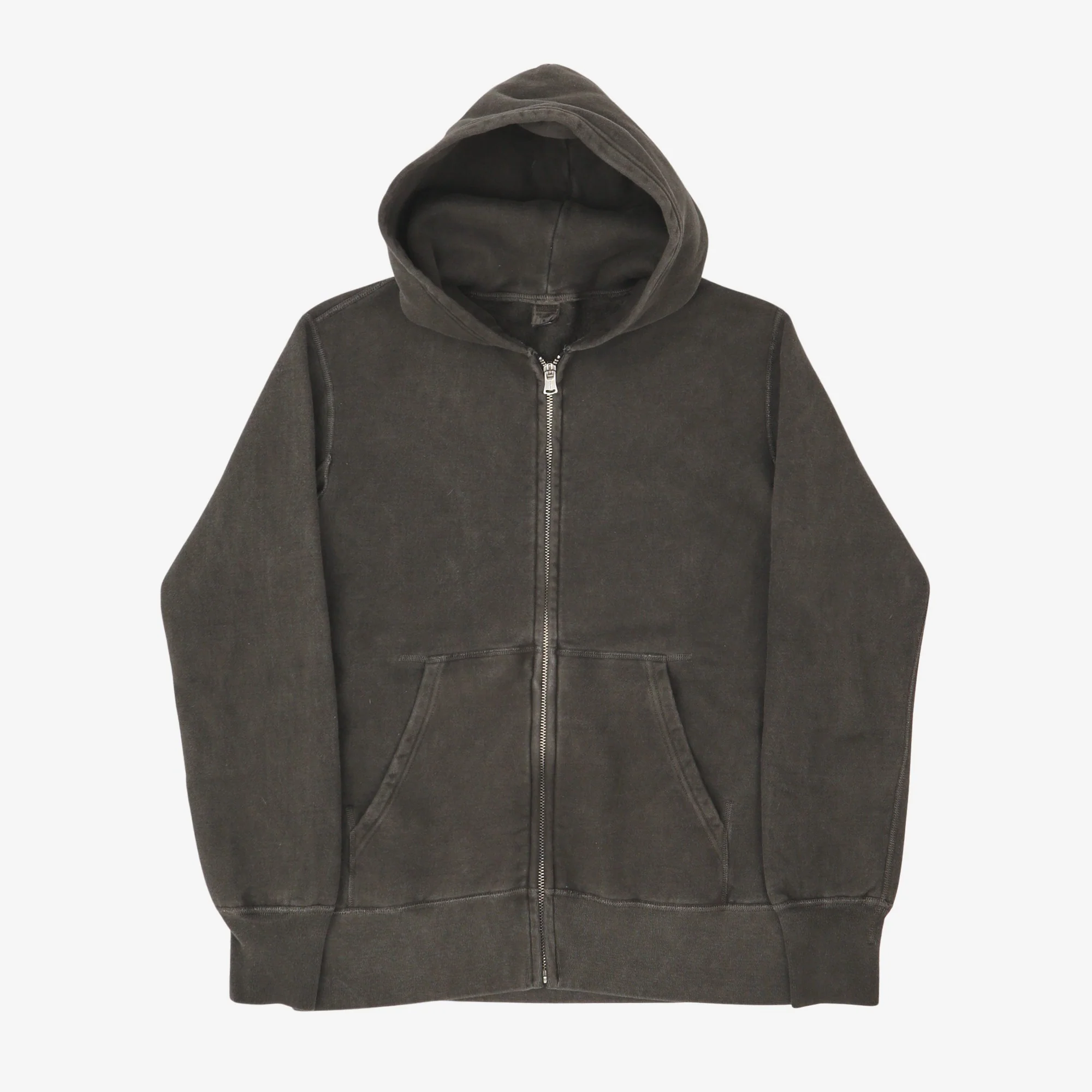 Pigment Dyed Zip Hoodie