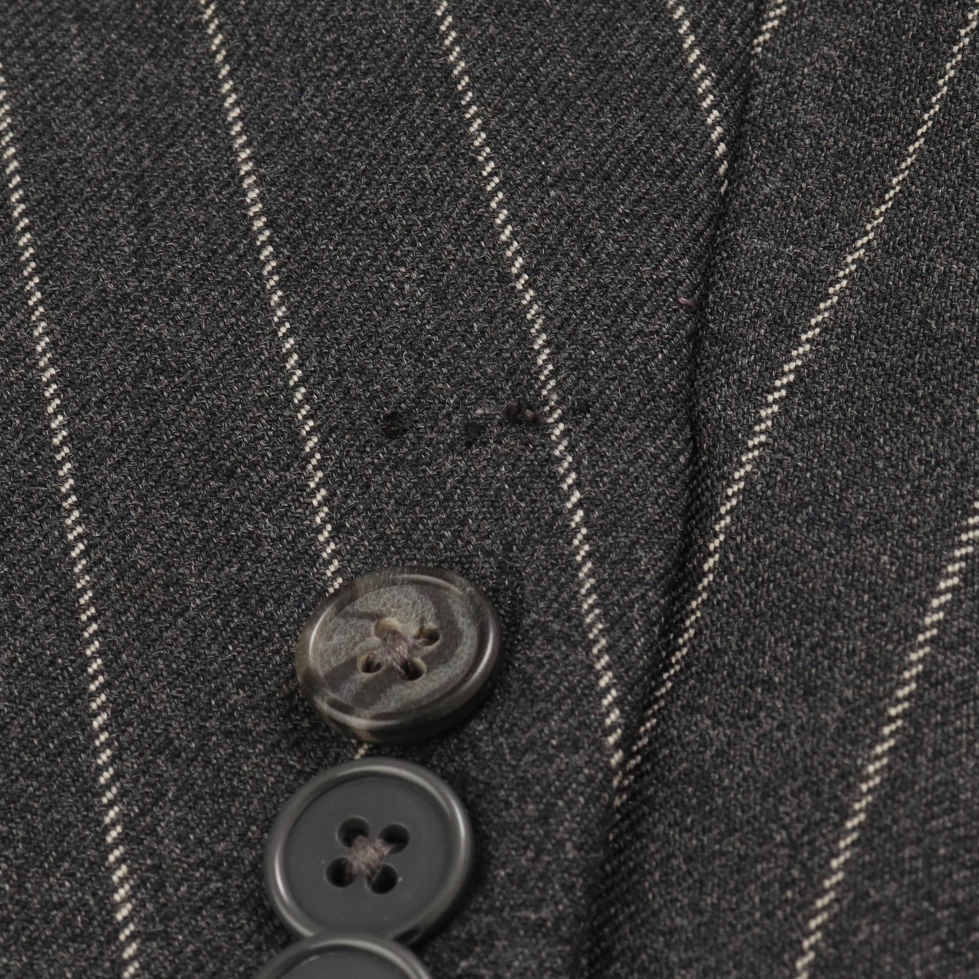 Bespoke Wool Pinstripe Suit - Image 4