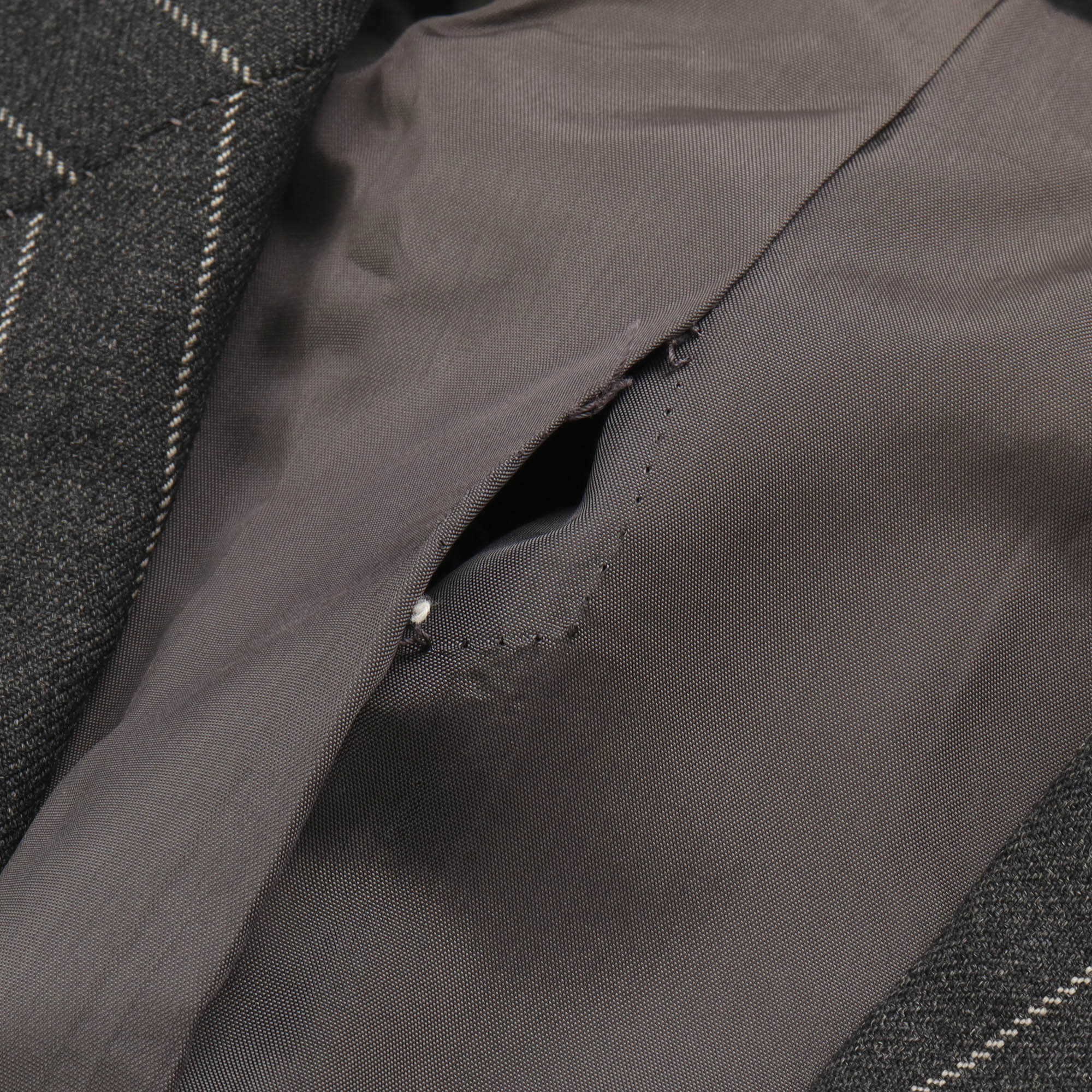 Bespoke Wool Pinstripe Suit - Image 5